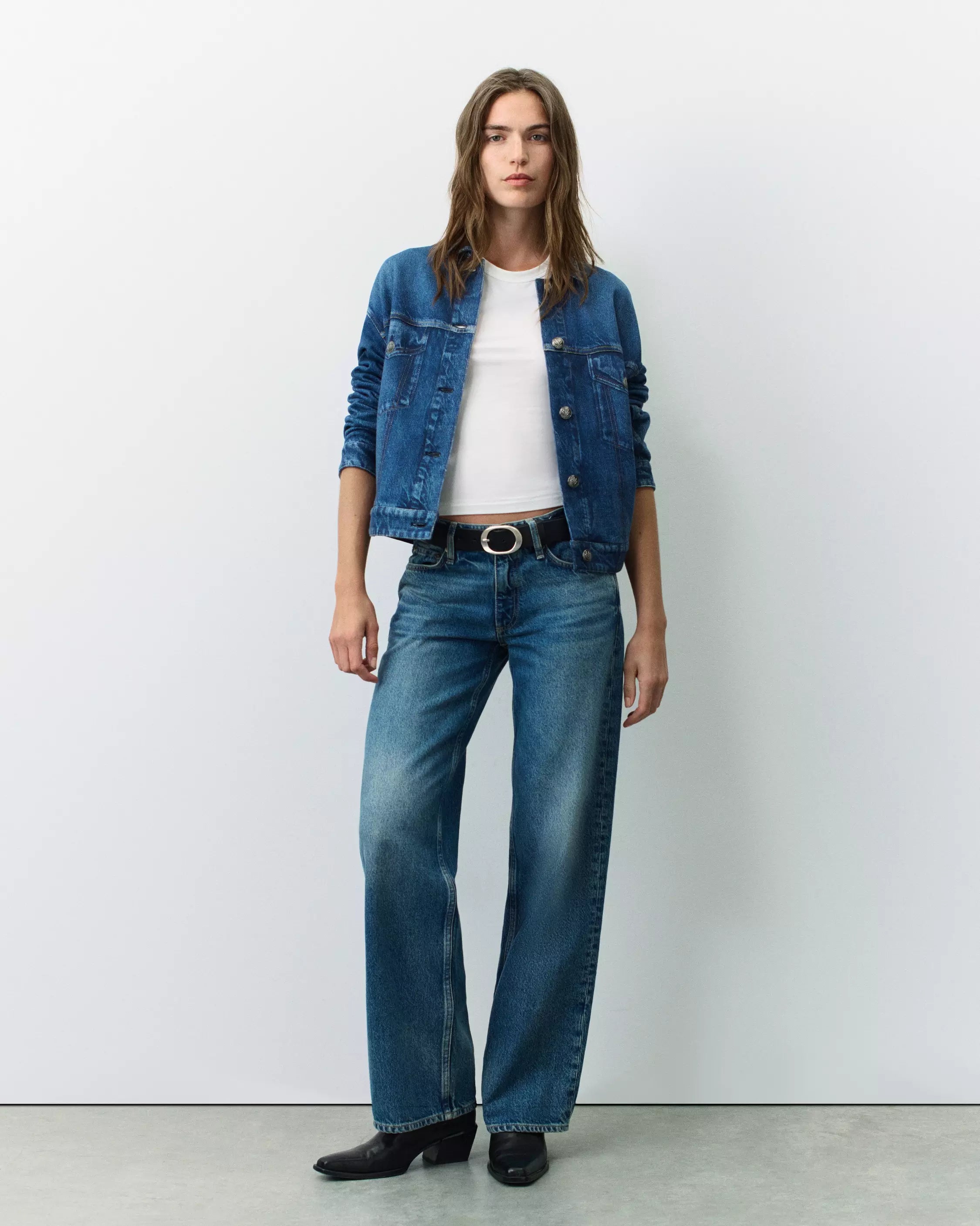 Saige Relaxed Straight Jeans