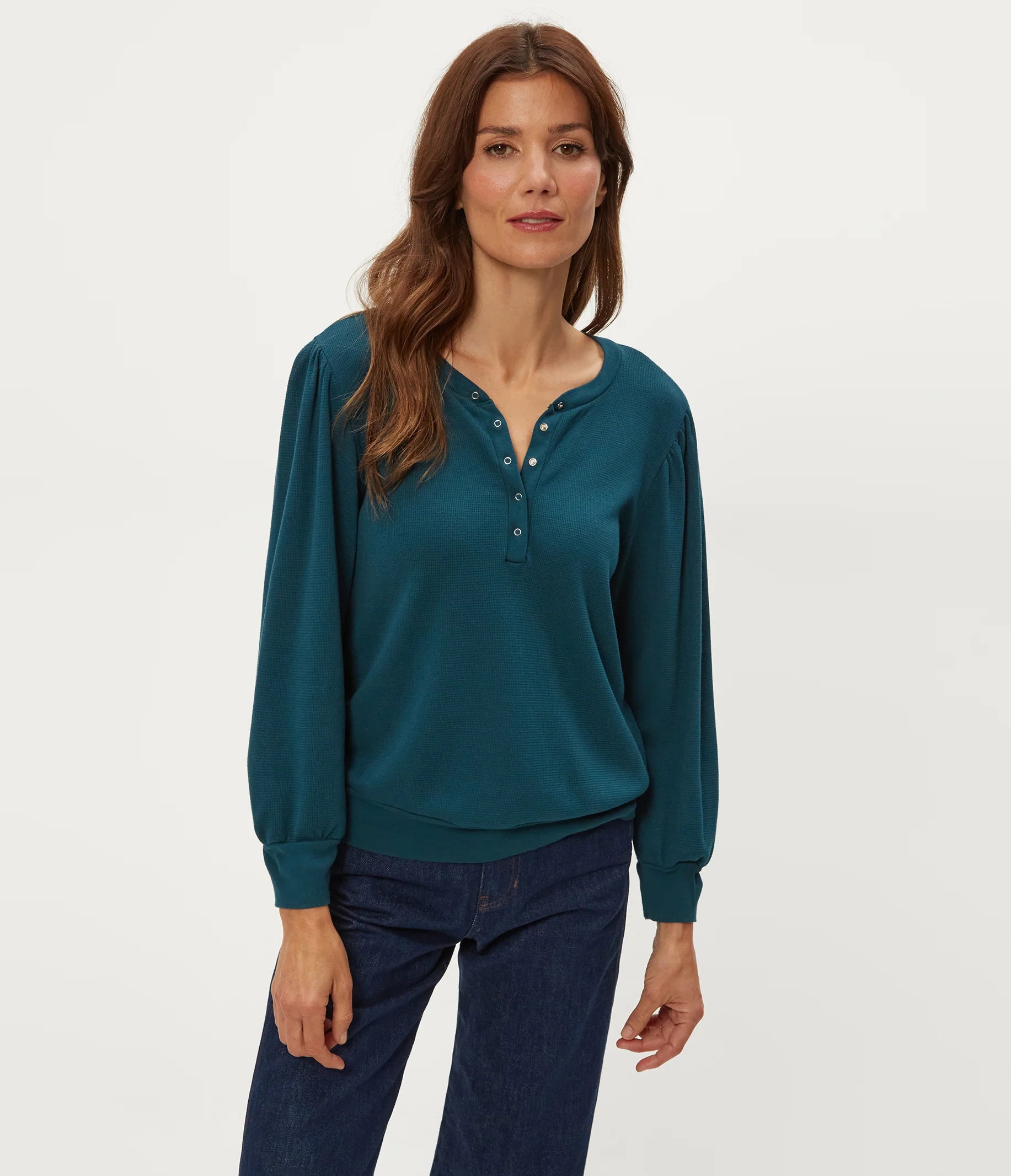 Sophy Puff Sleeve Henley