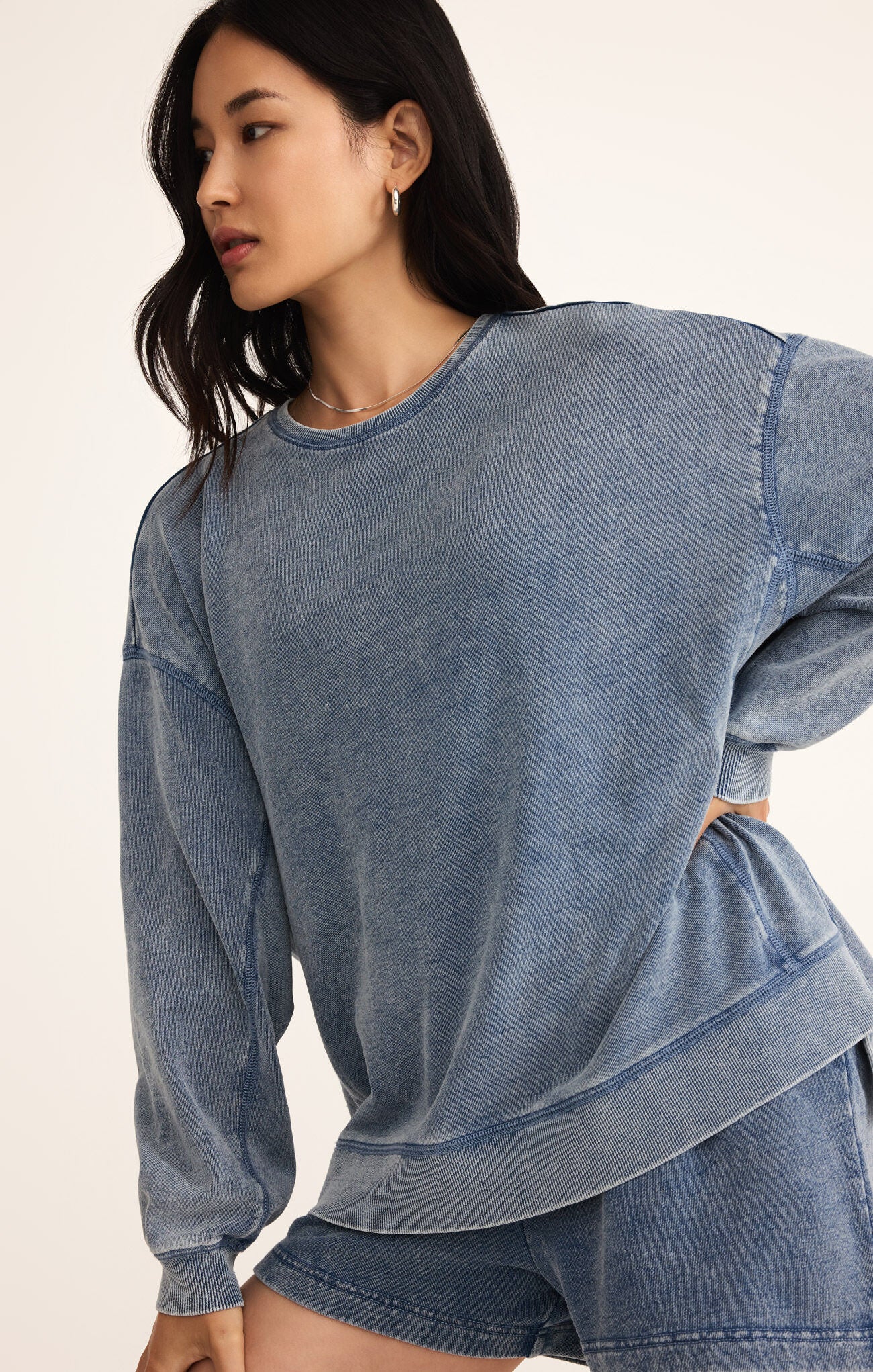 Knit Denim Weekender