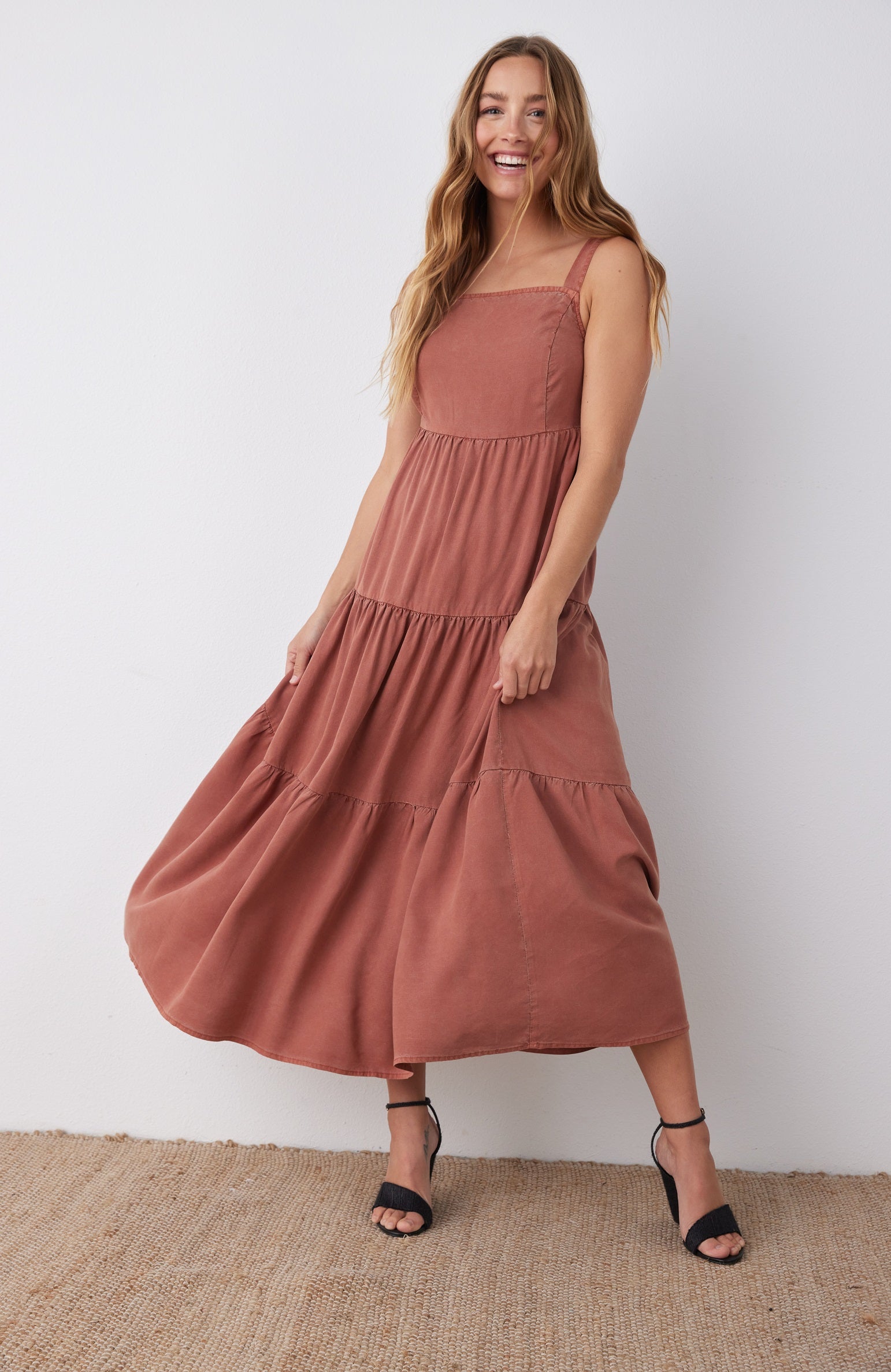 Warehouse tie back outlet dress