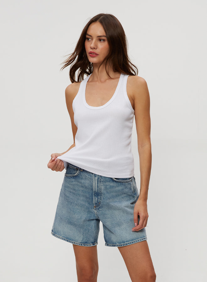 Cher Scoop Neck Tank