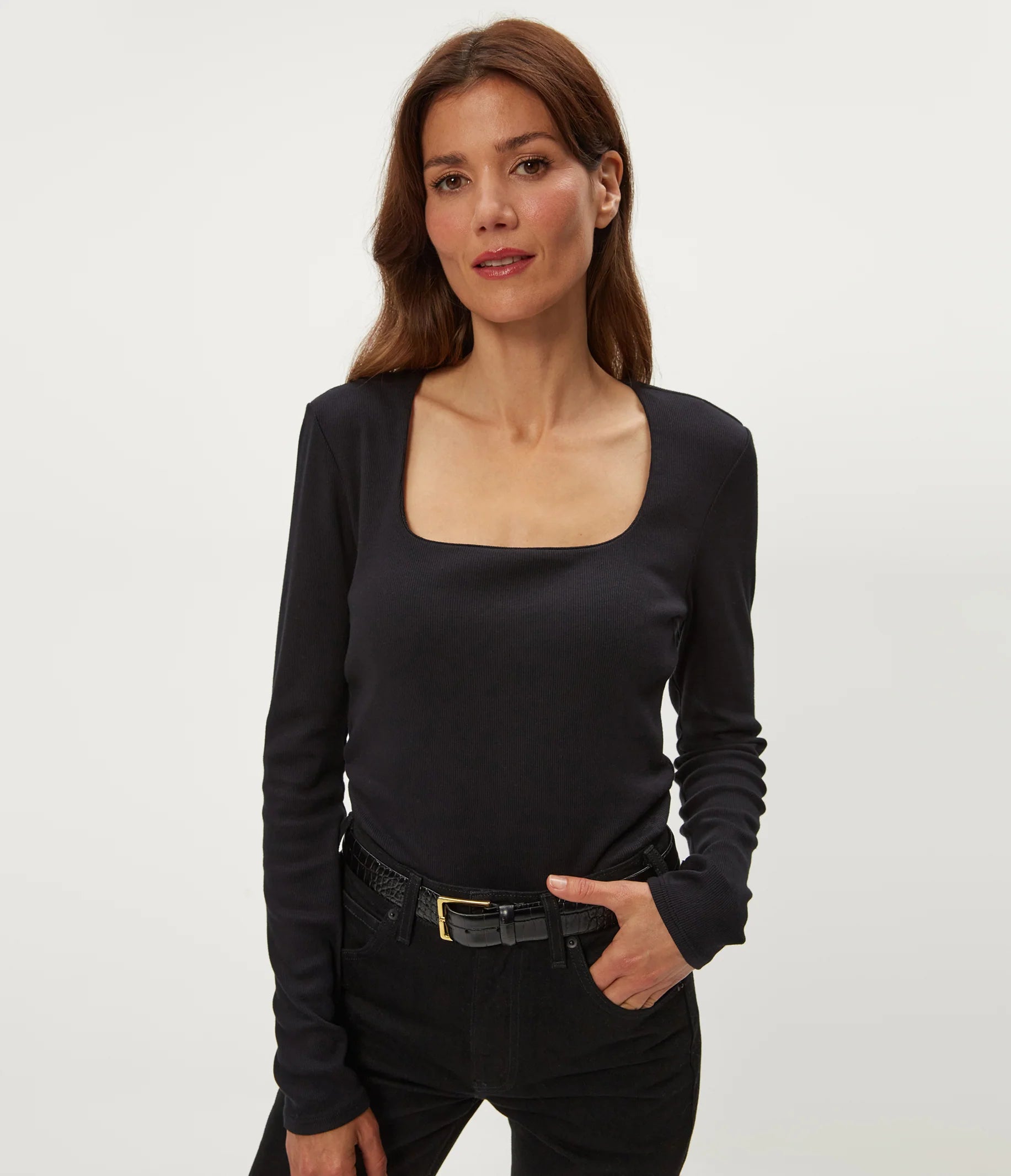 Sarah Square Neck Tee