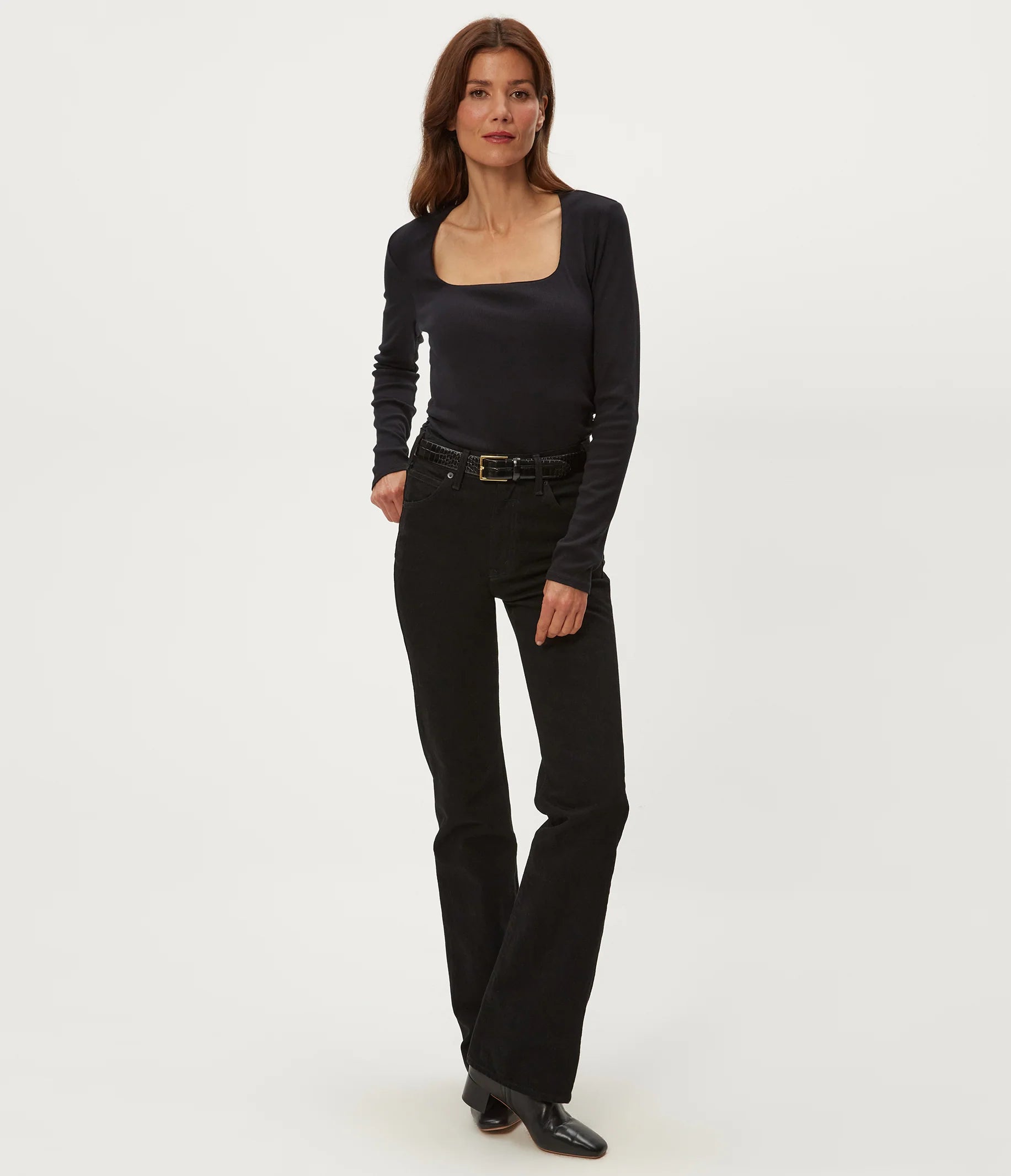 Sarah Square Neck Tee