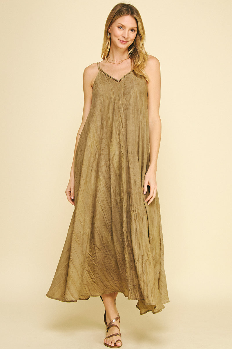 Textured Maxi Dress