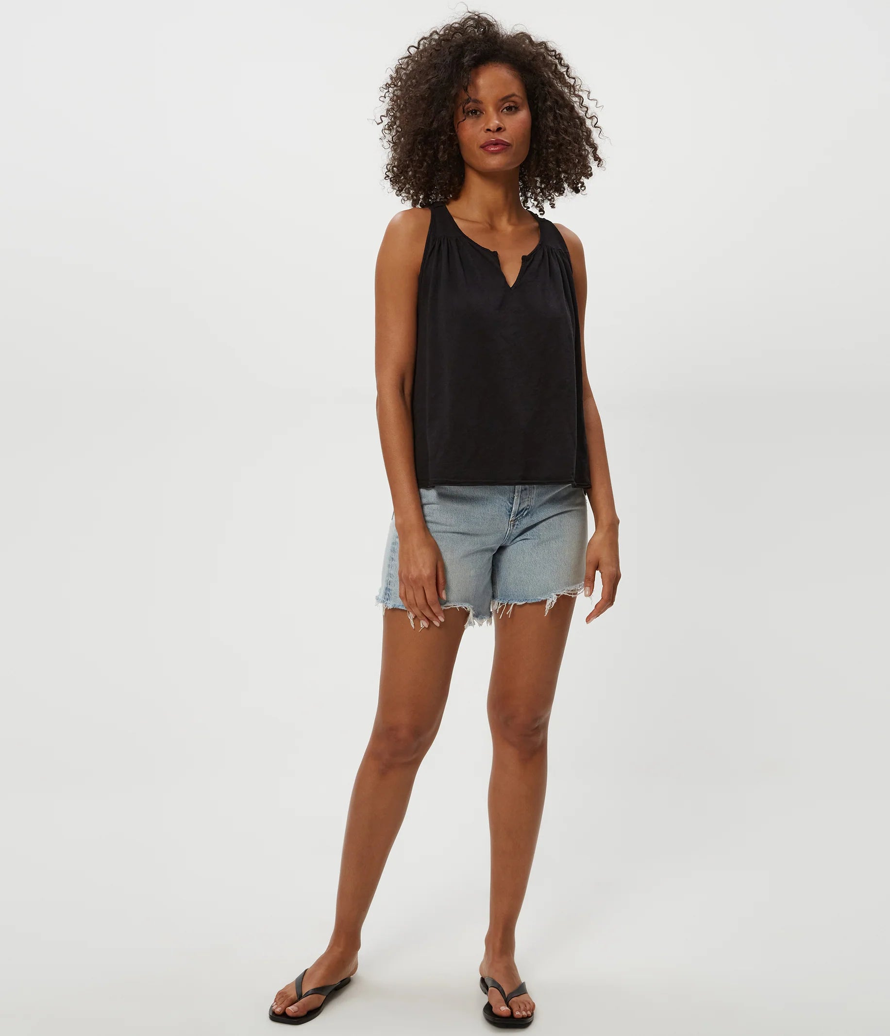 Isla Crochet Trim Tank