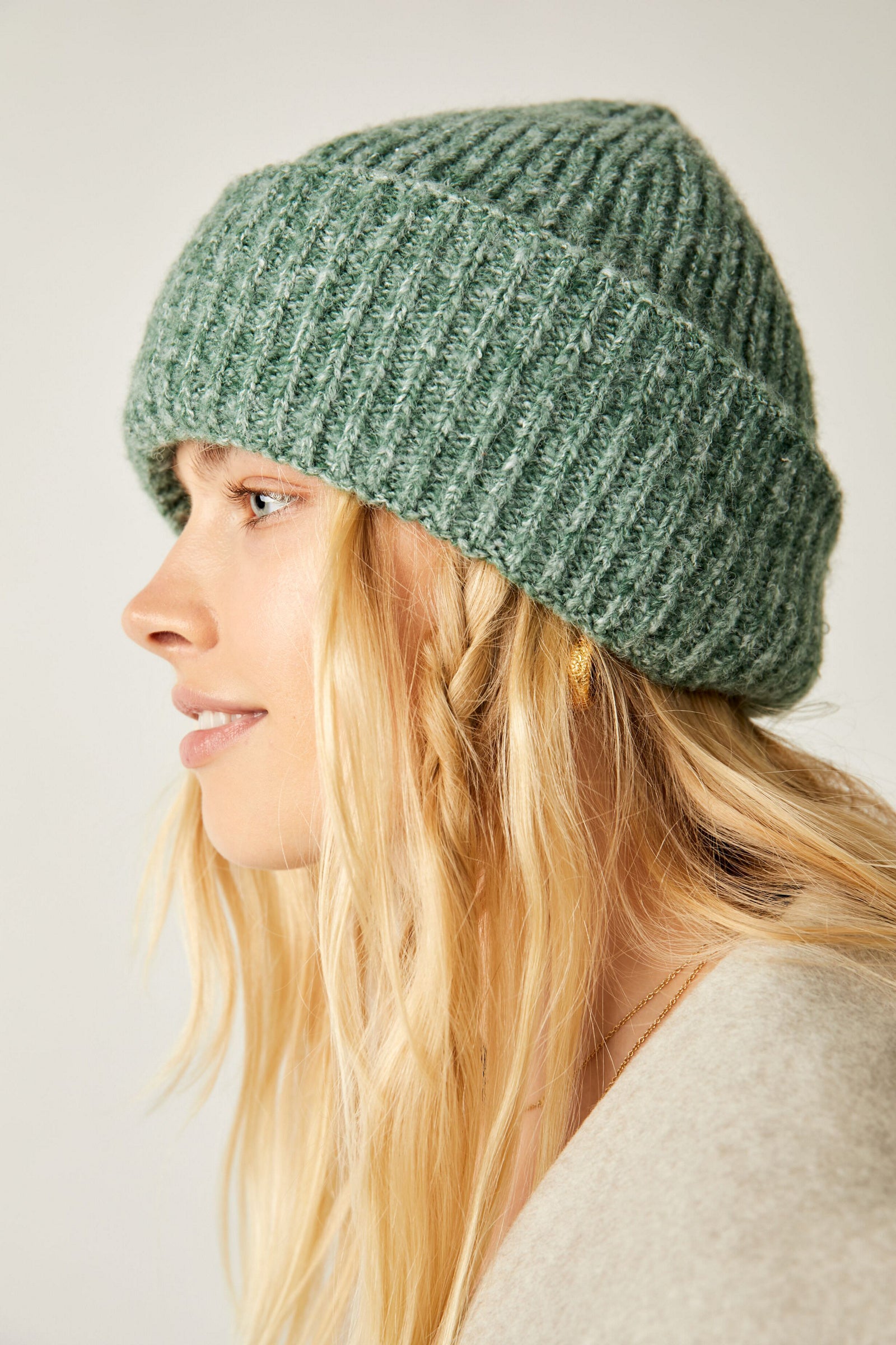 Harbor Marled Ribbed Beanie