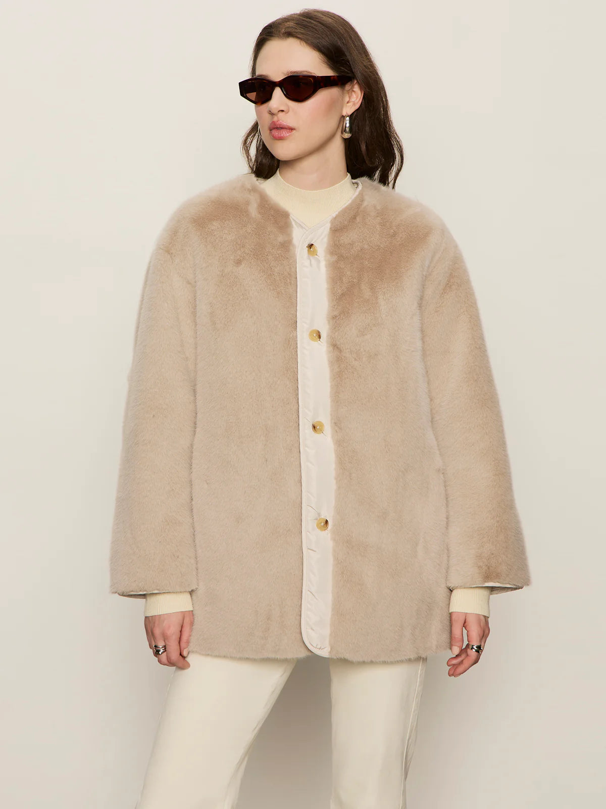 Reversible Fur Liner Jacket