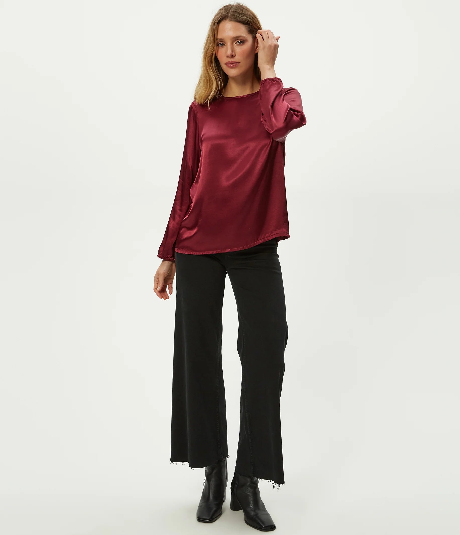 Lali Crew Neck Blouse