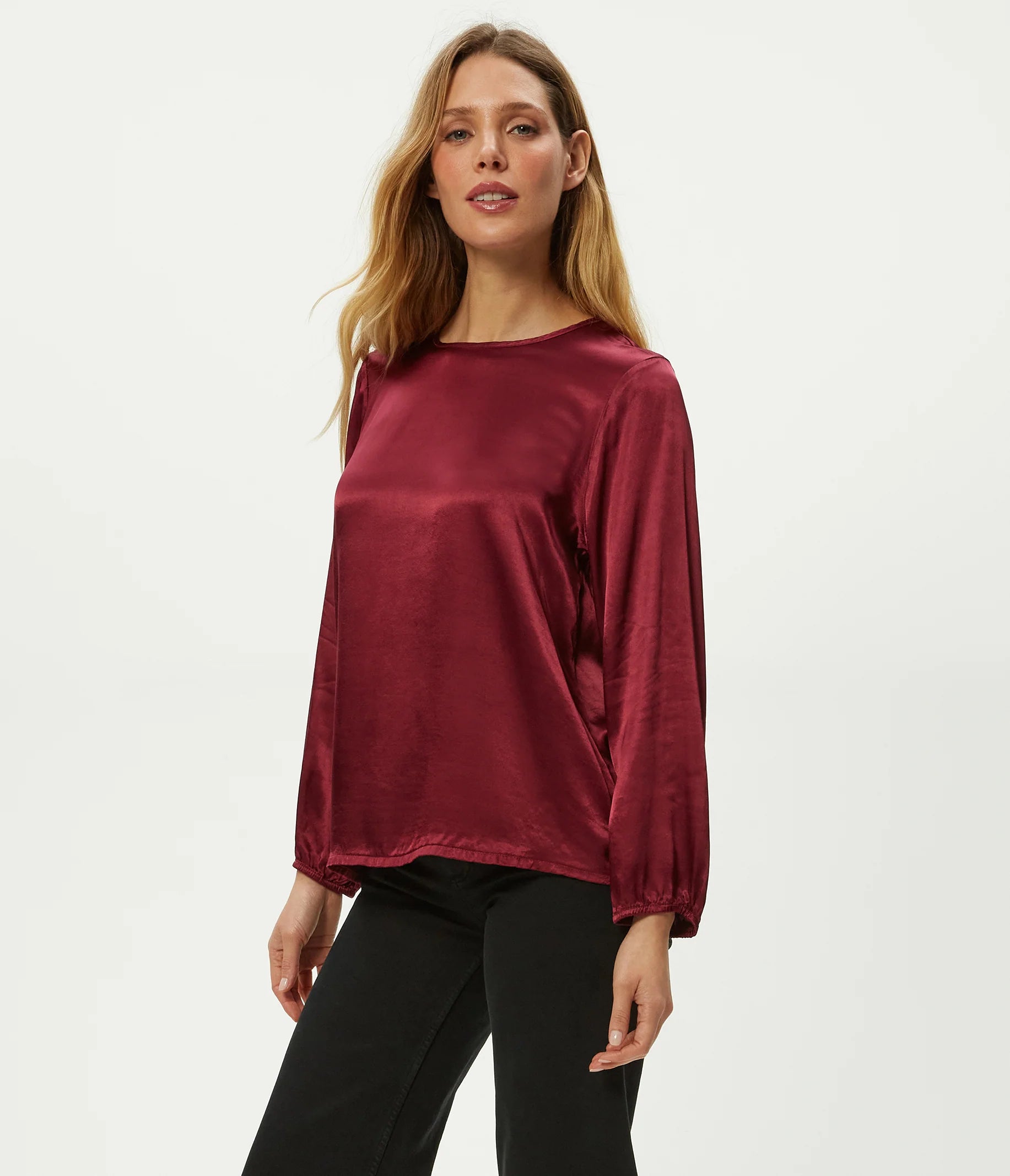 Lali Crew Neck Blouse