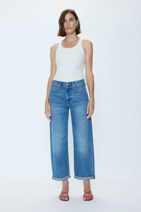 Donny Rolled Boyfriend Jean