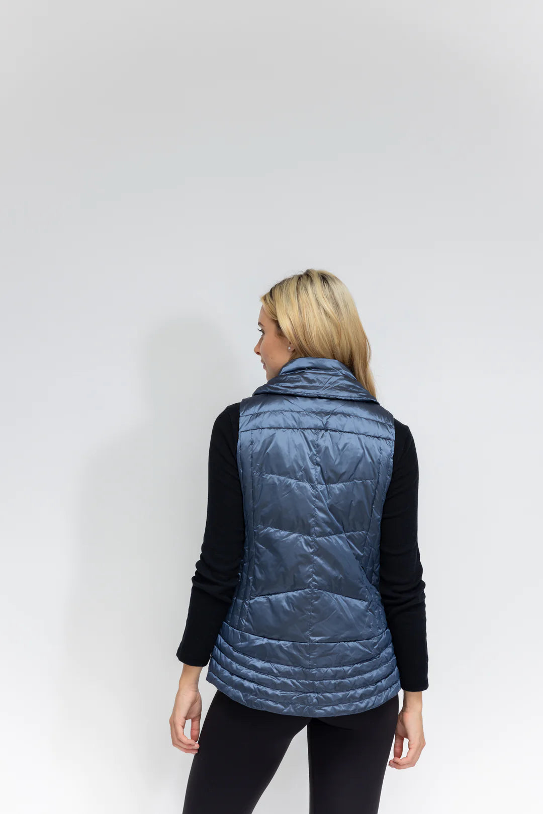 Metallic Quilted Vest