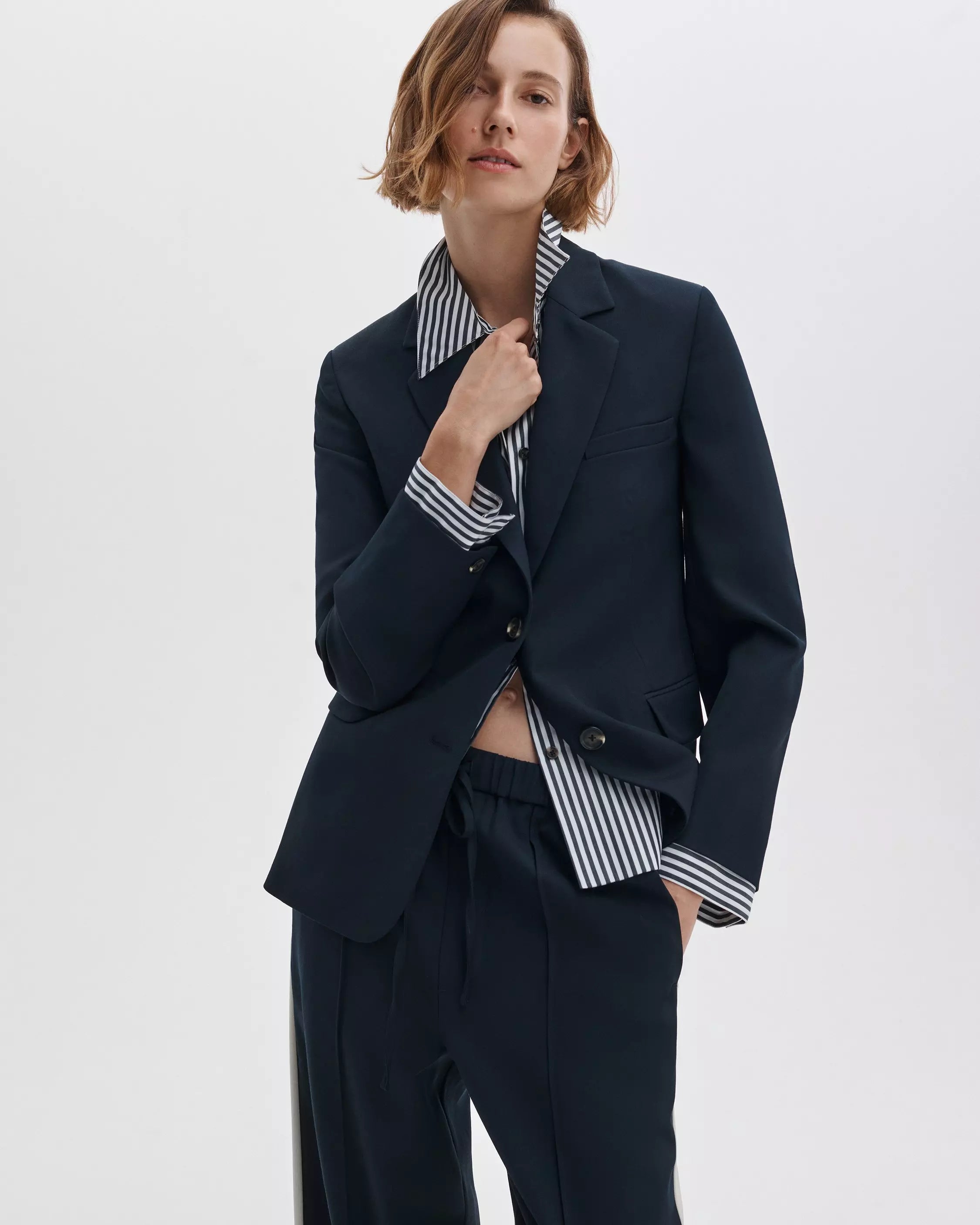 Frank Poplin Blazer