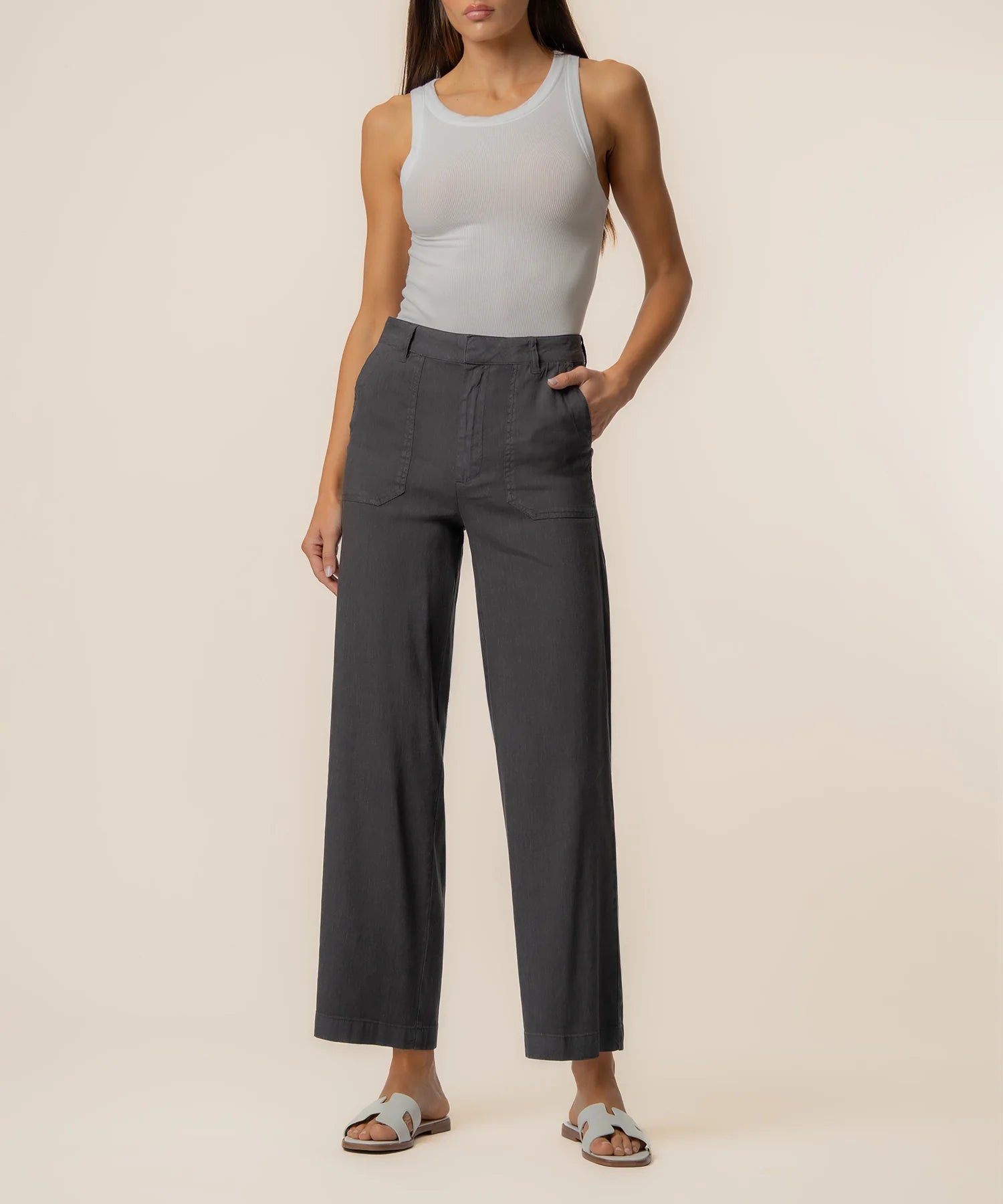 Topaz Linen Wide Leg