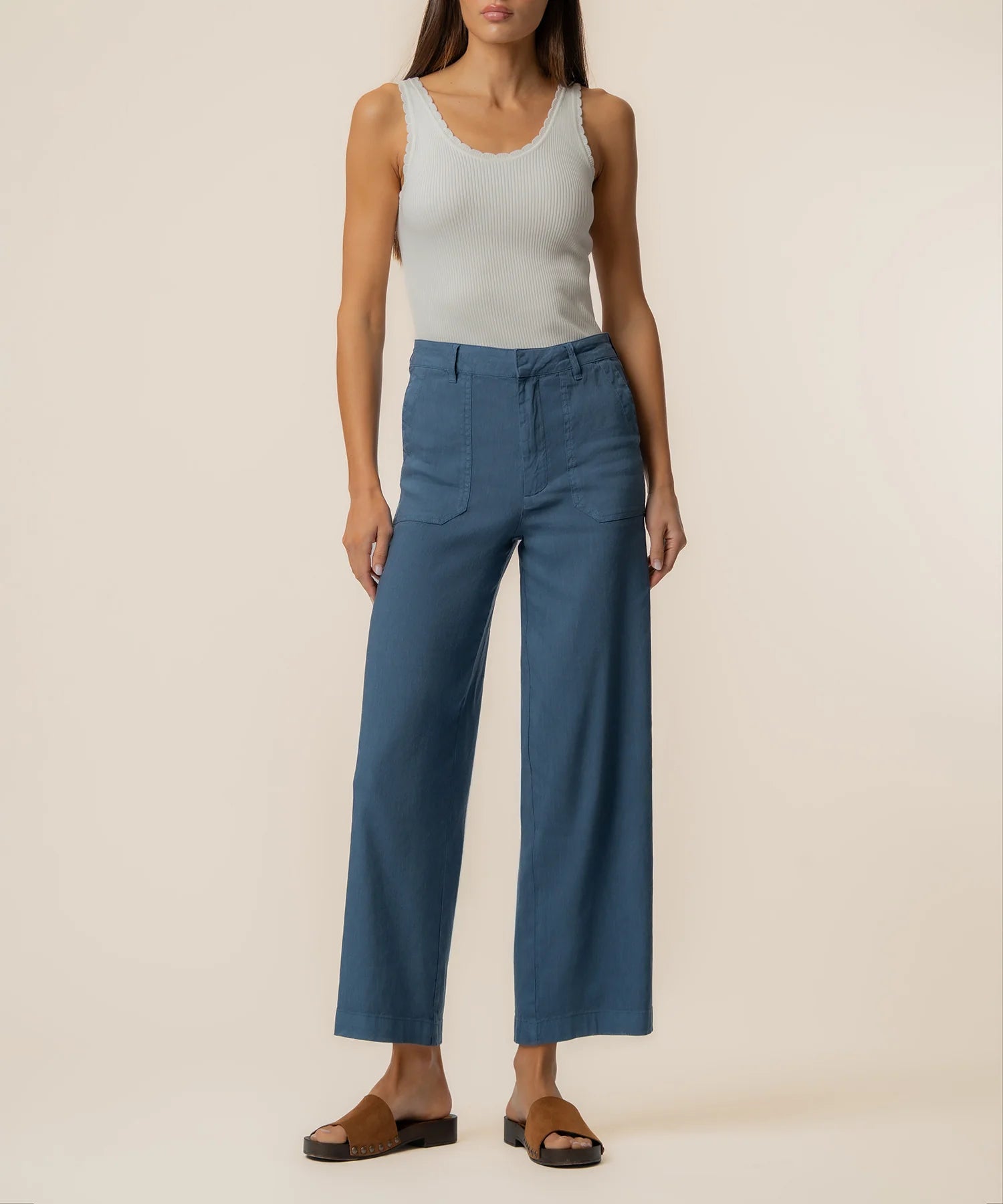 Topaz Linen Wide Leg