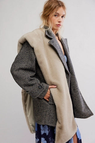 Snow Angel Faux Fur Scarf