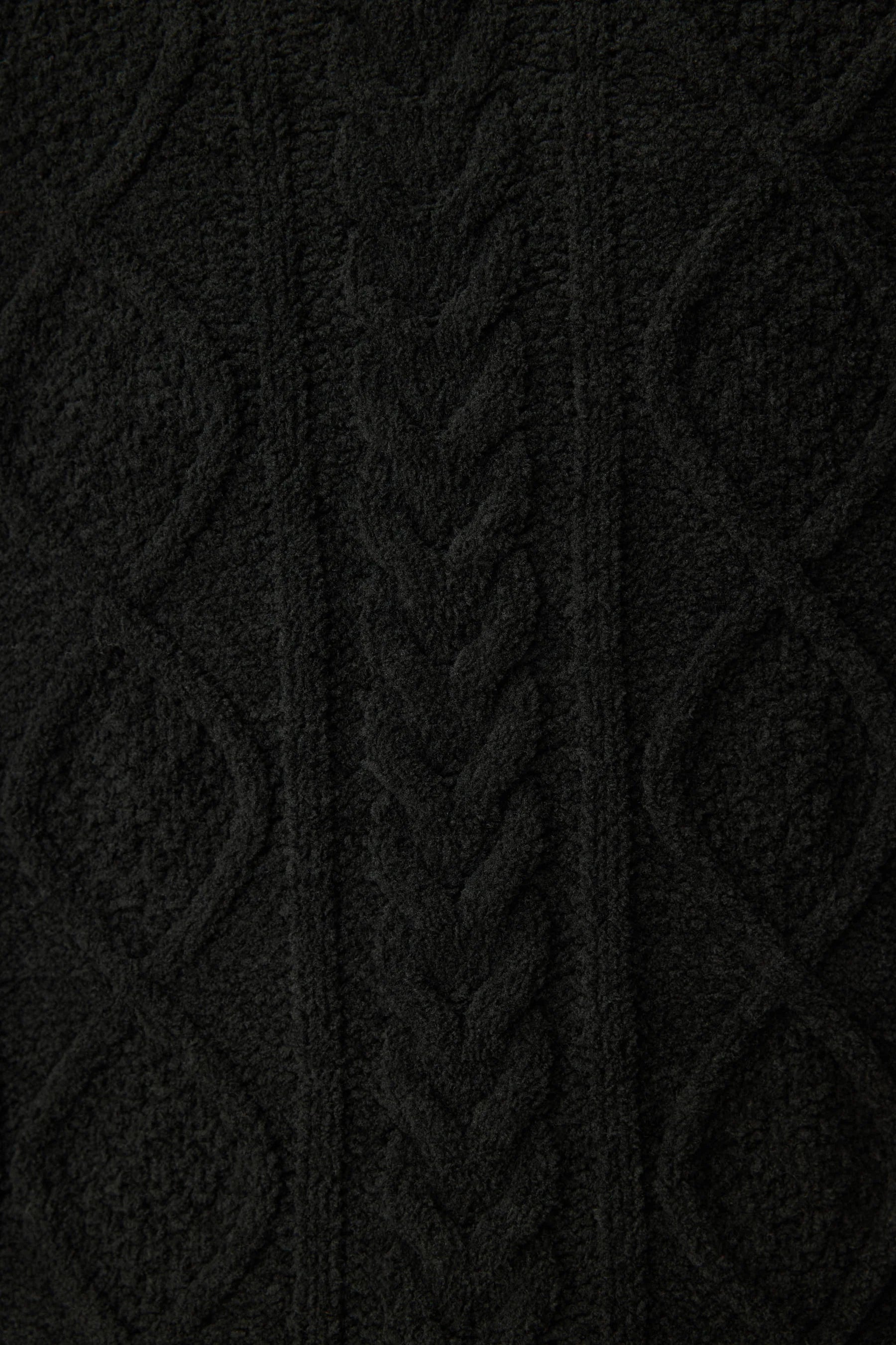 Chenille Cable Knit Long Sleeve Top