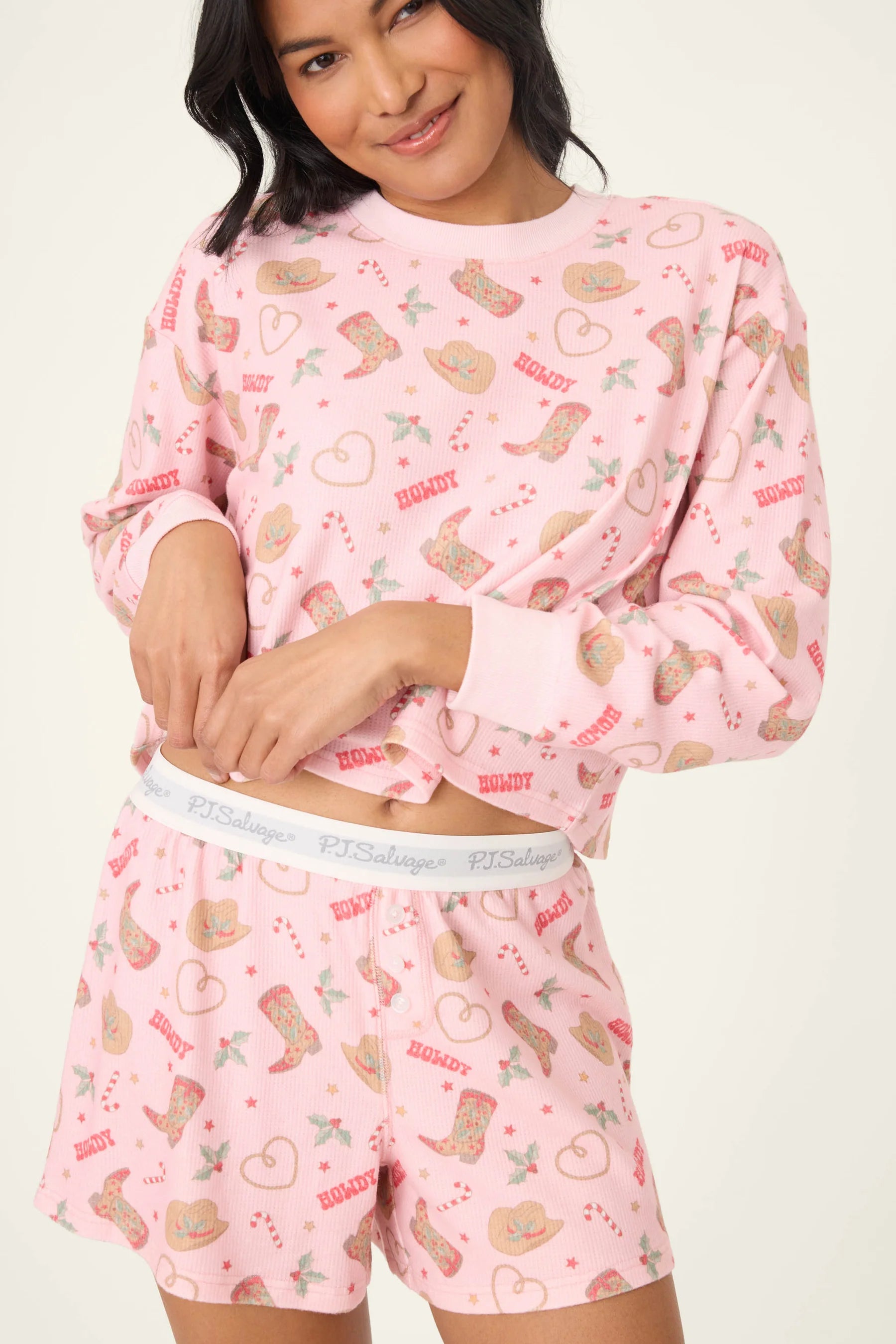 Boyfriend Boxer Western Set