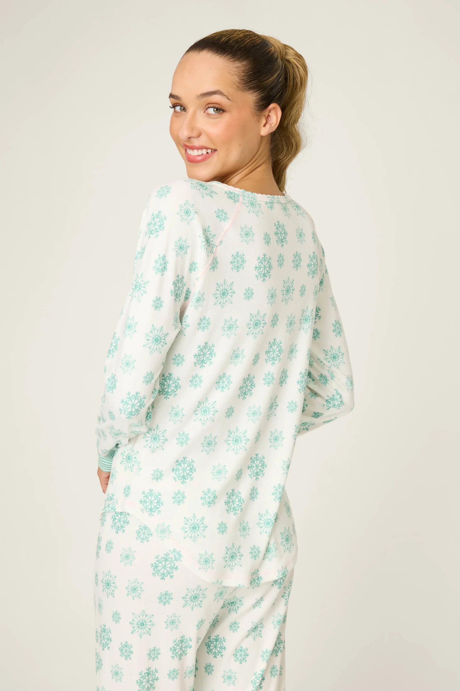 Snowflake Wishes Henley Top