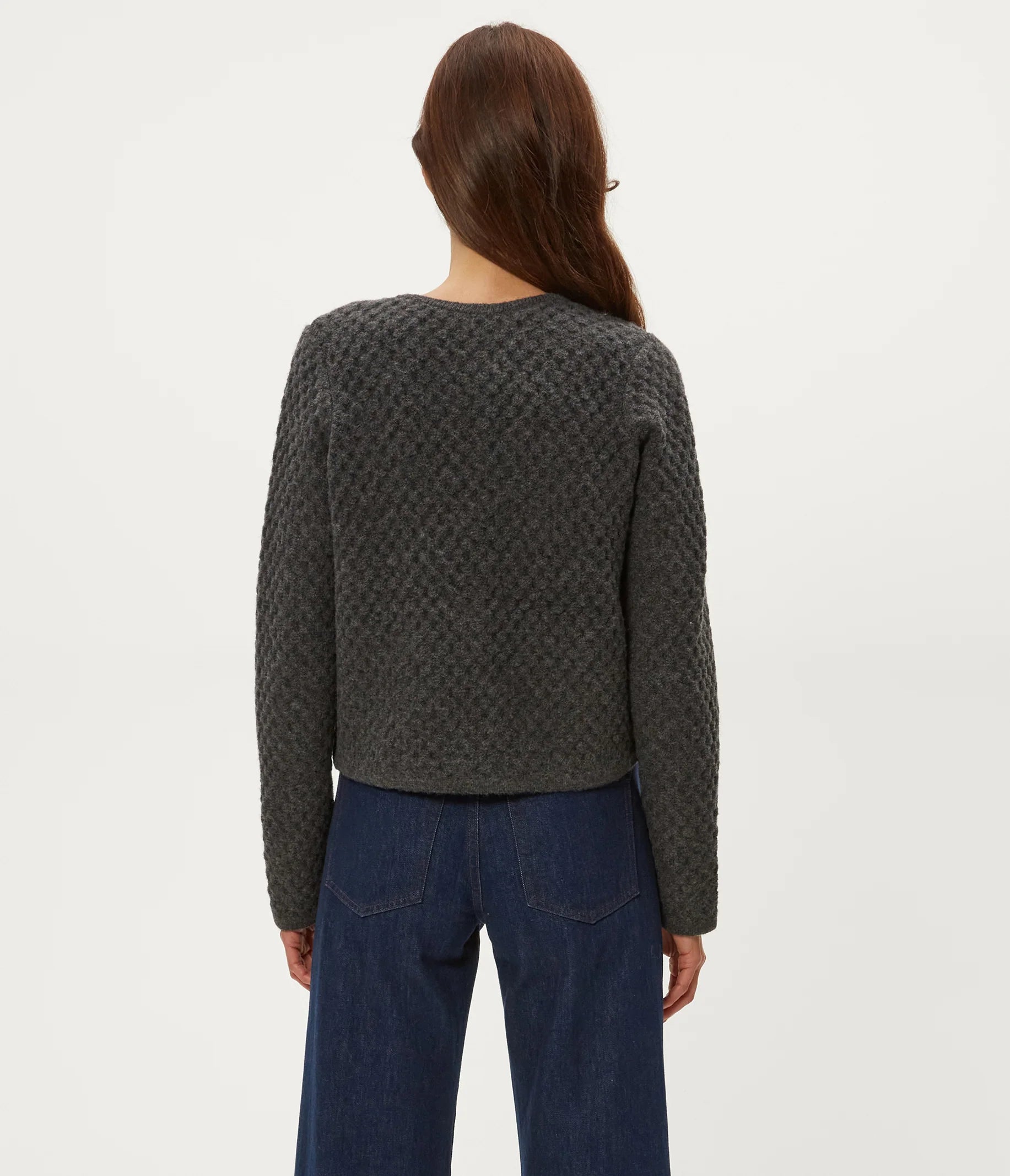 Cera Honeycomb Stitch Cardigan