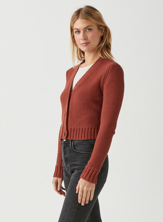 Fran Crop Sweater Cardigan