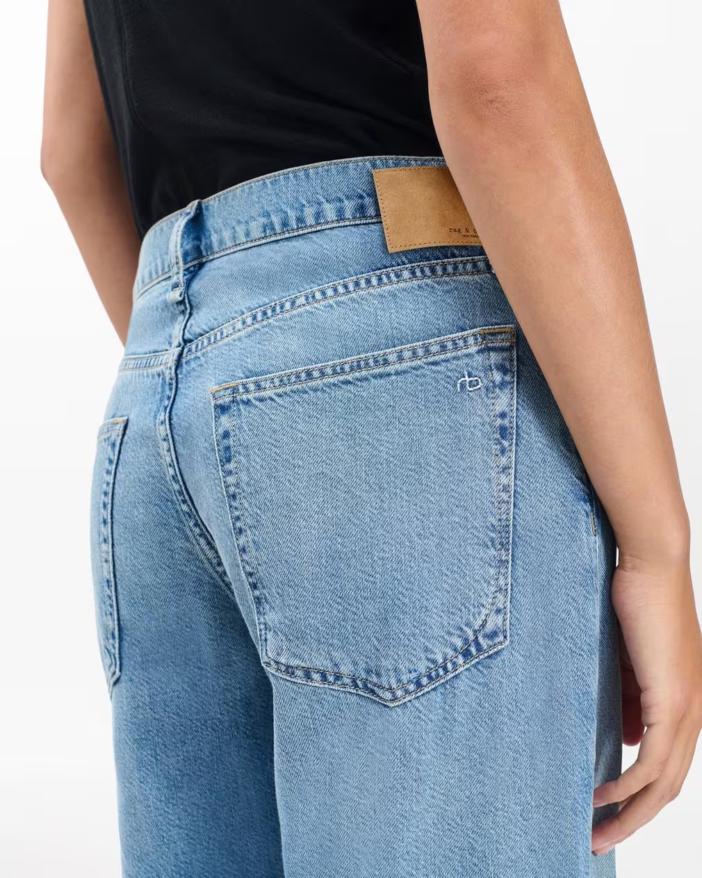 Saige Ankle Relaxed Straight Jeans