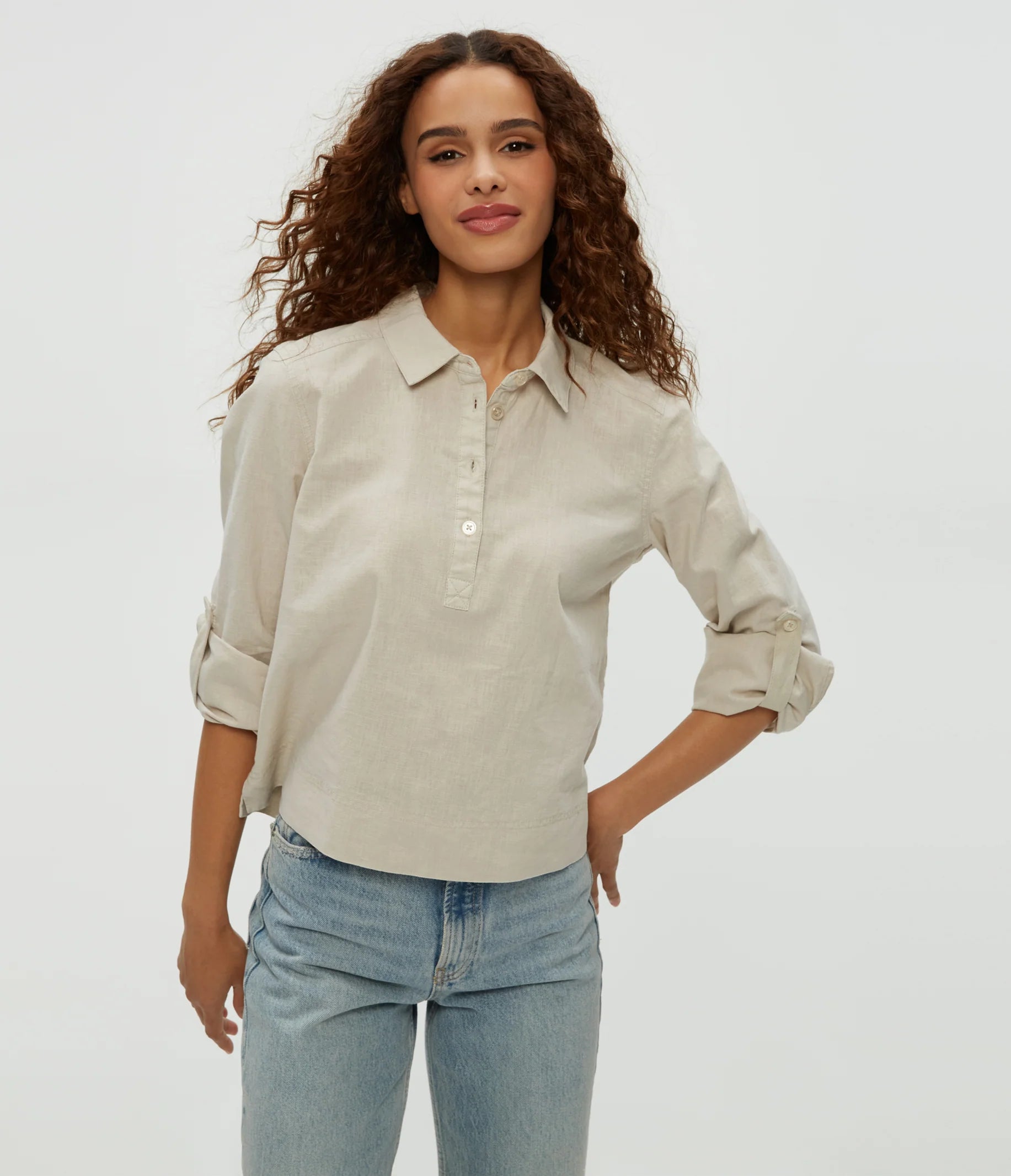 Nat Collar Shirt