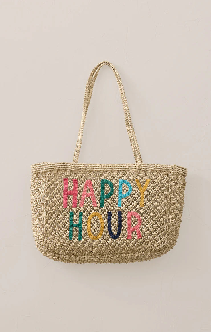 Woven Jute Tote Bag