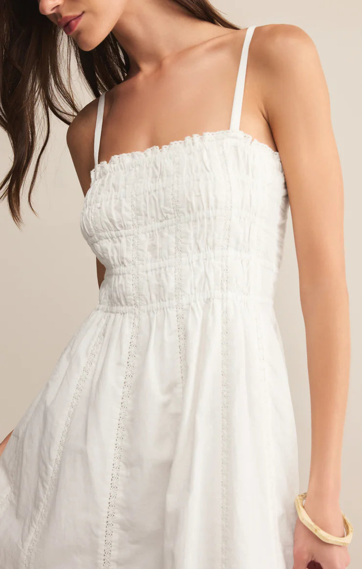 Dani Embroidered Midi Dress