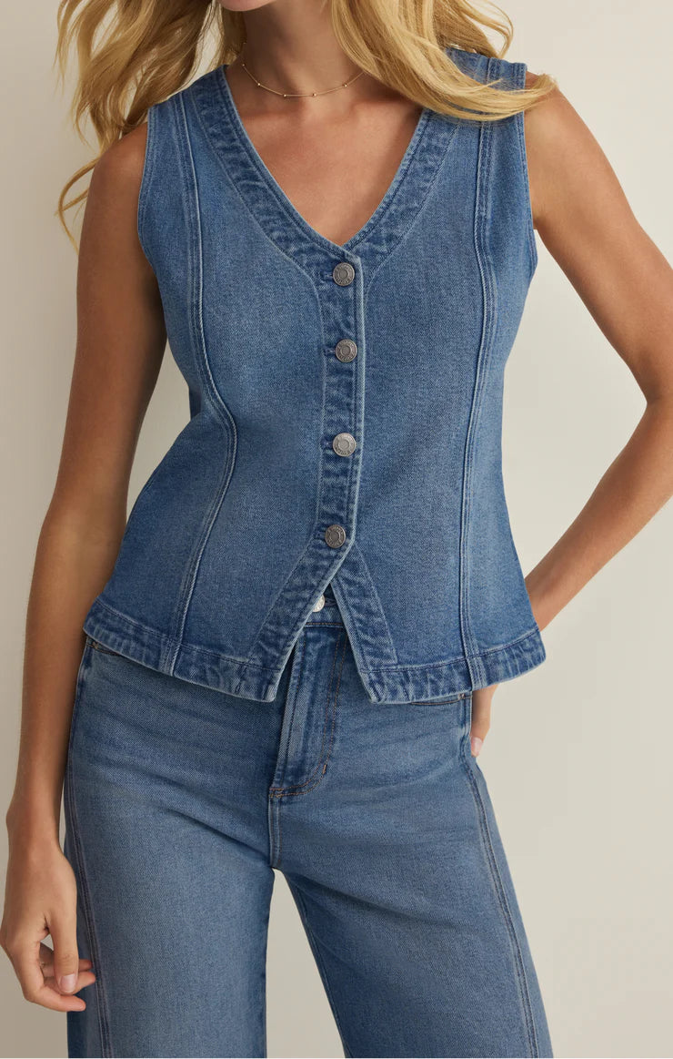 Porto Denim Vest