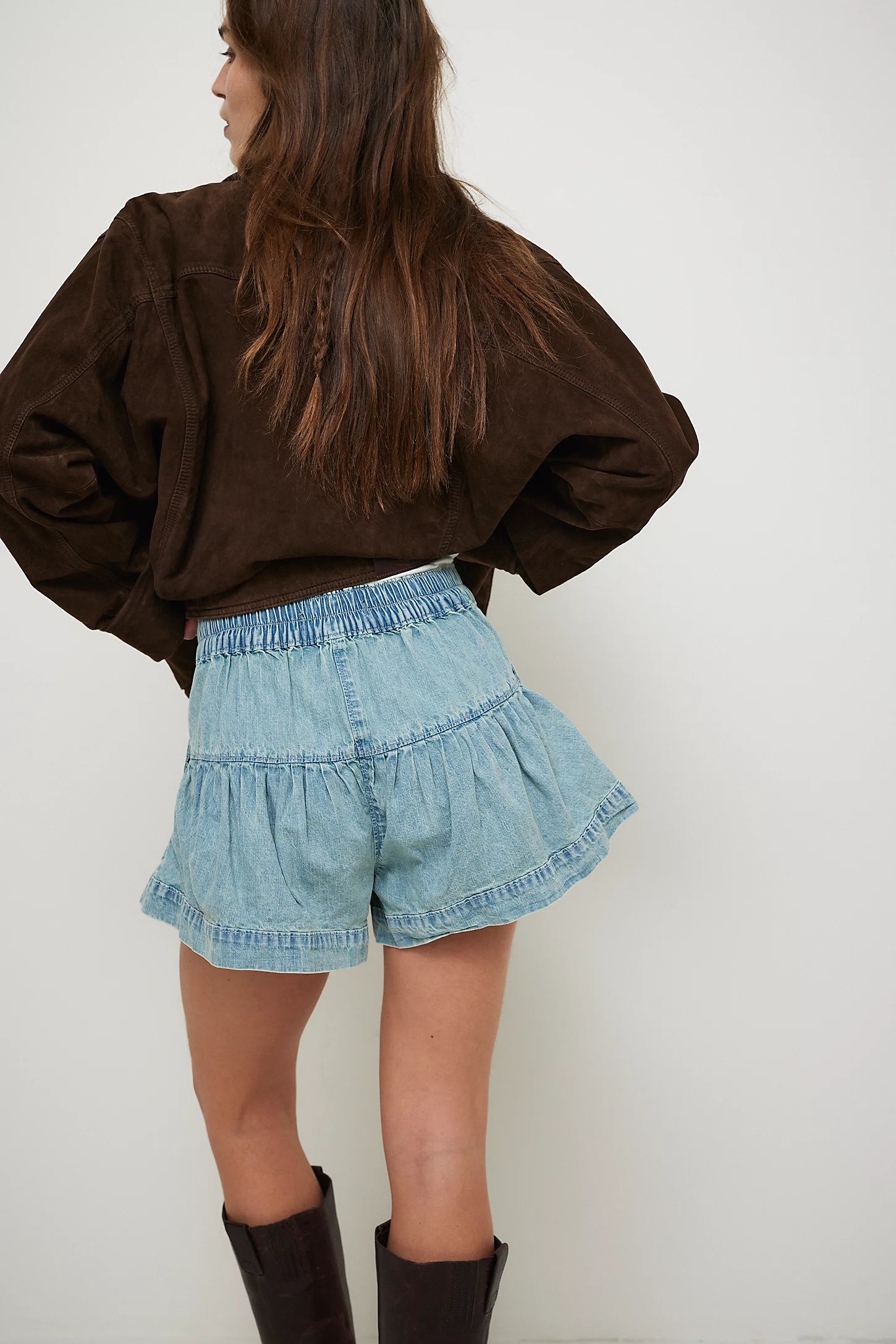 Fleur Denim Shorts