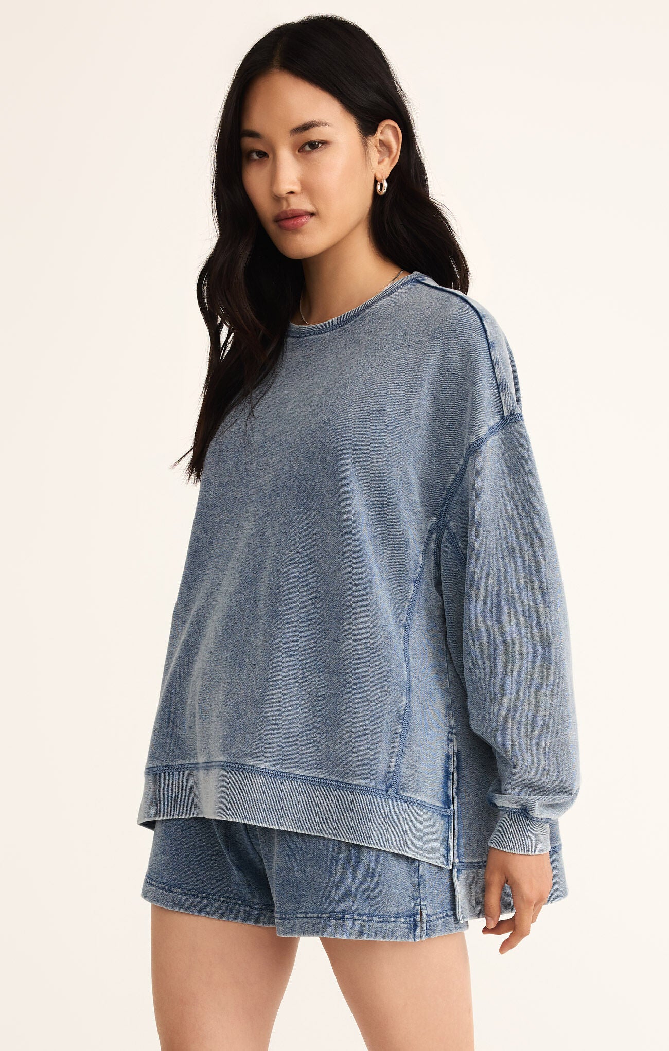 Knit Denim Weekender