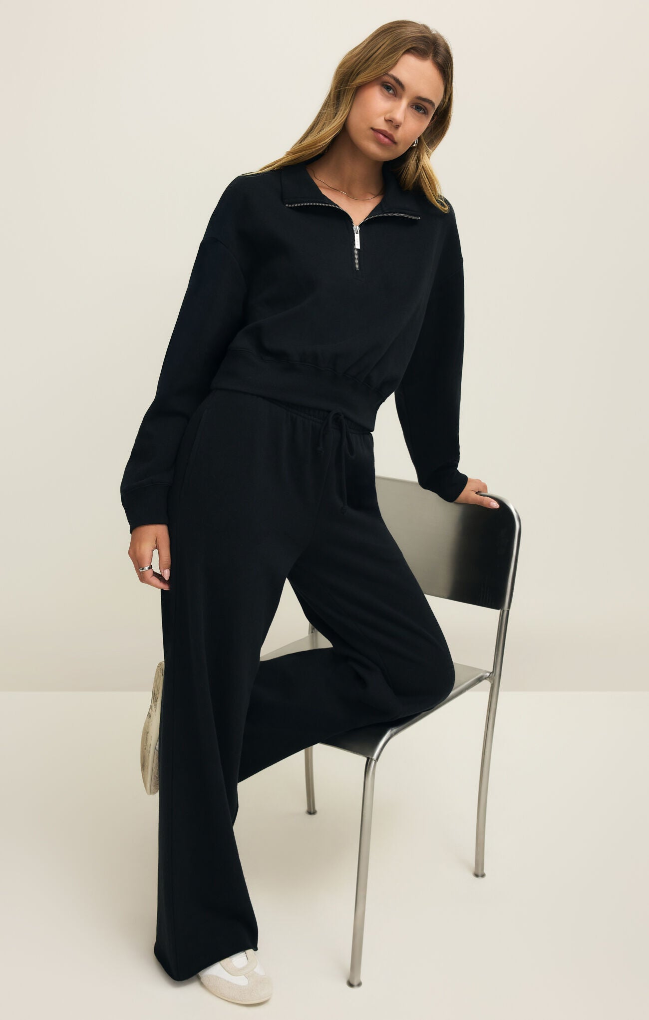 Downtown Half Zip Sweatshirt