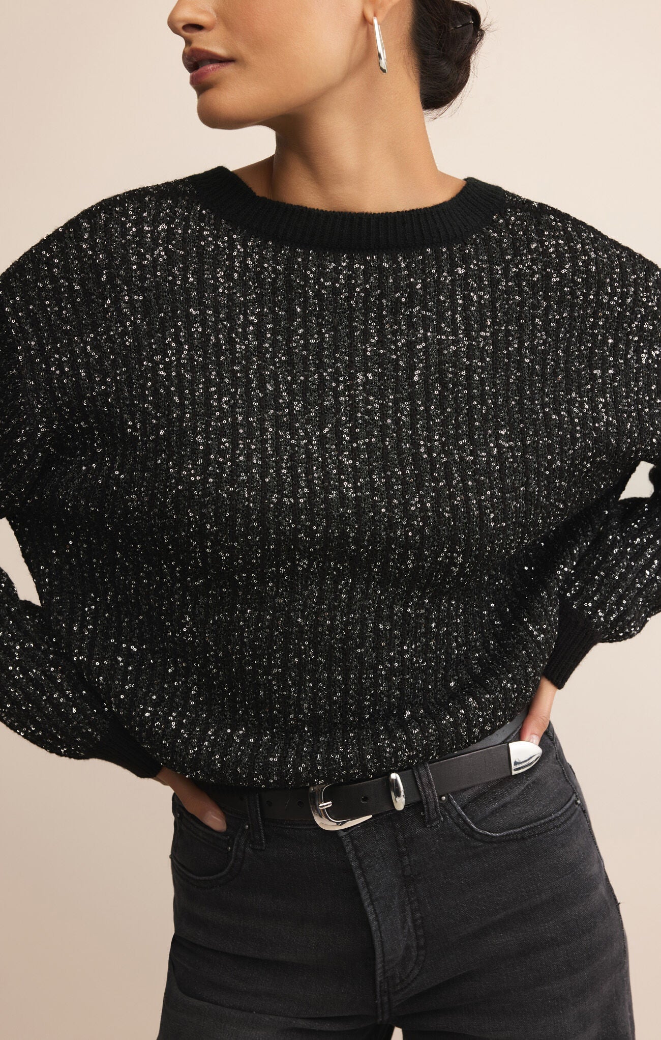 Gleam Sequin Sweater