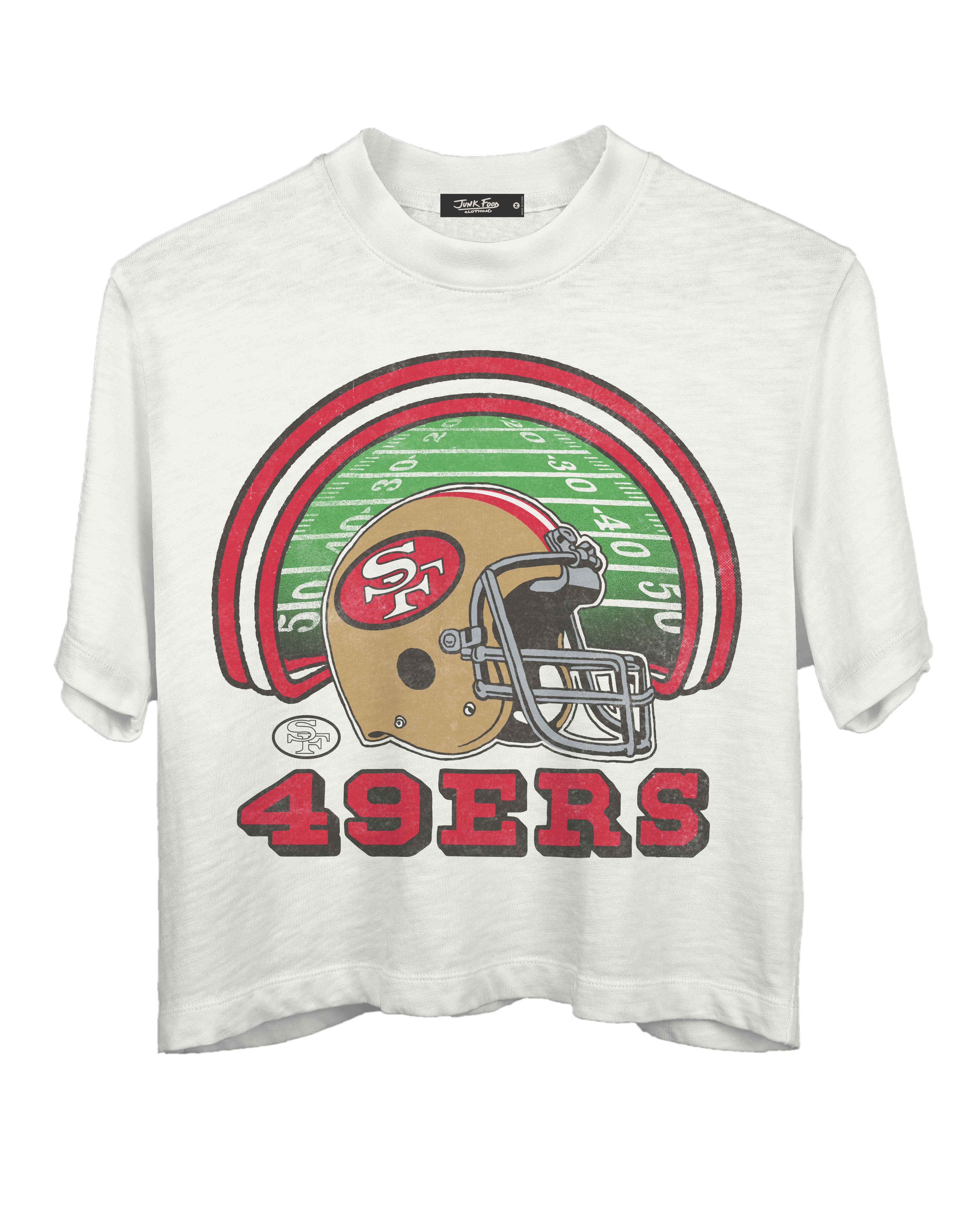 49ers Game Time Crop Tee