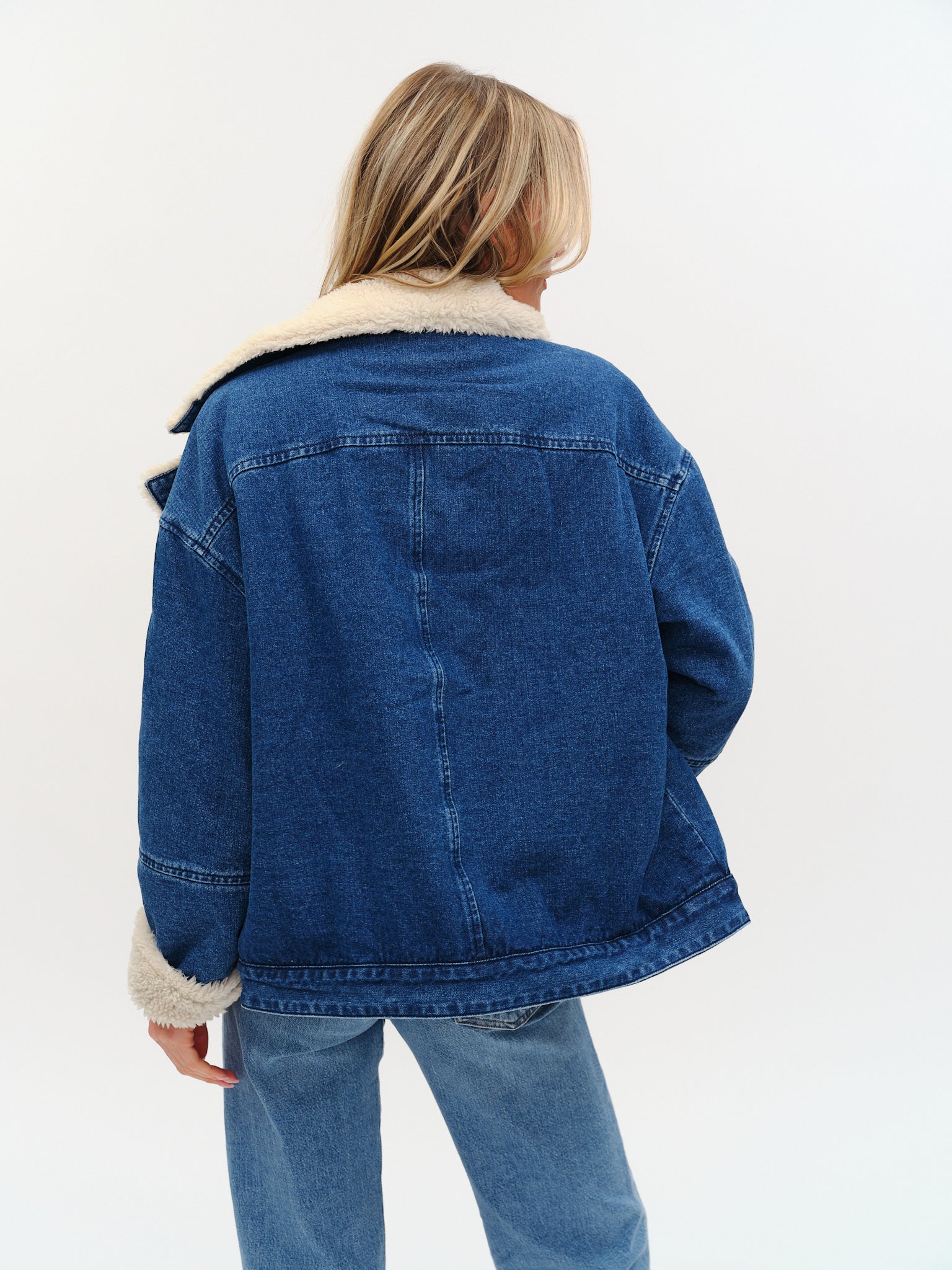 Williston Faux Fur Denim Jacket