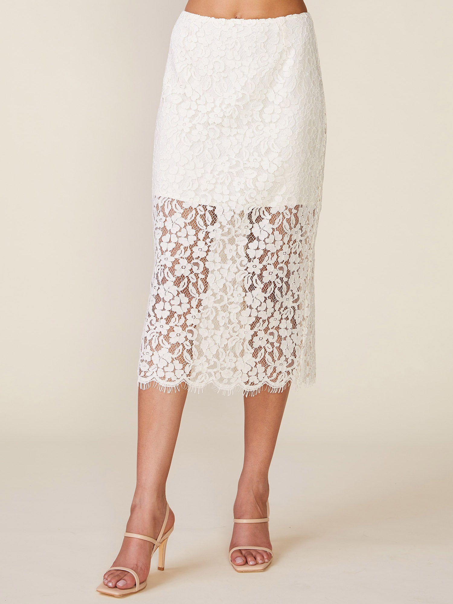 Lace Midi Skirt