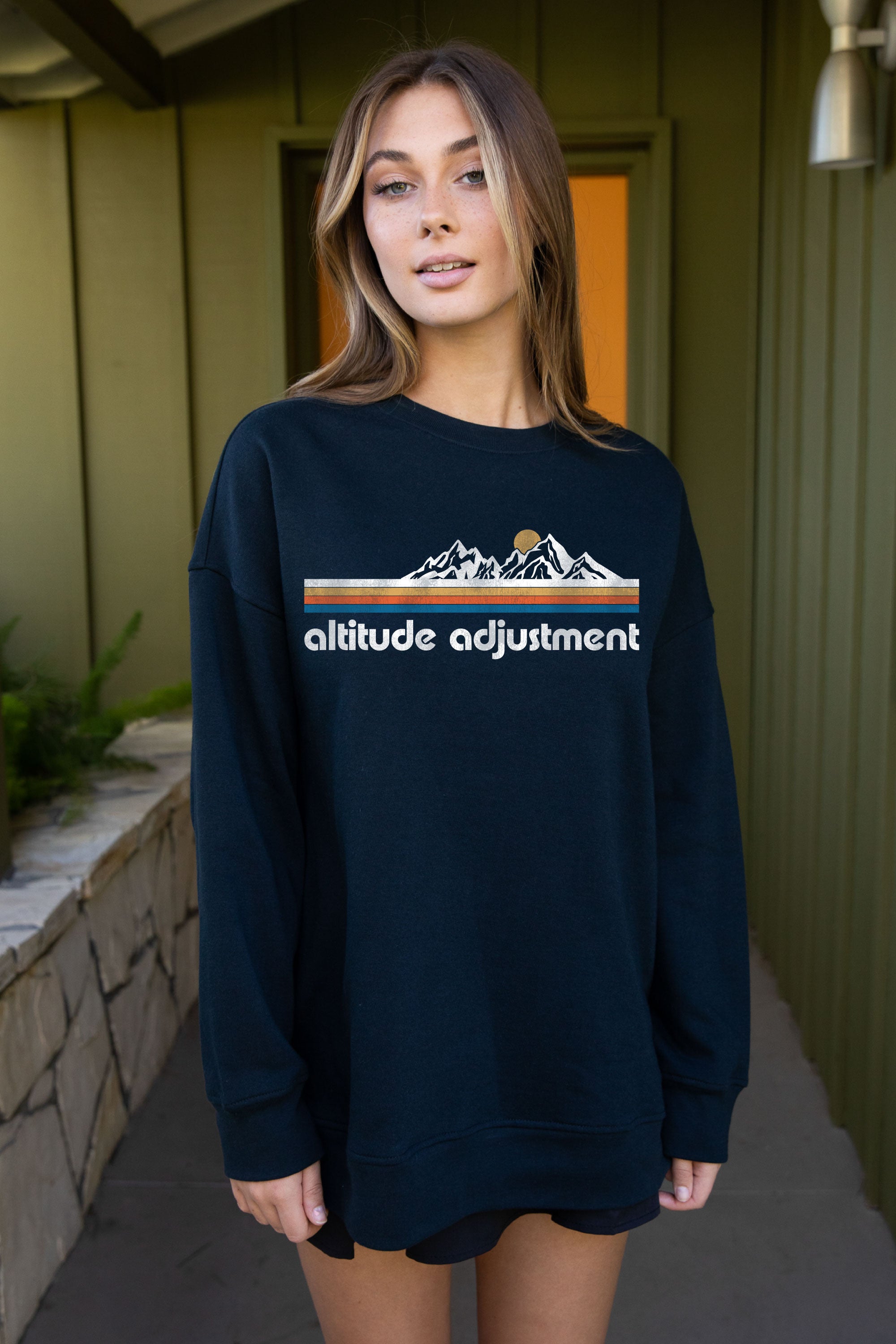 Altitude Adjustment Oversized Sweatshirt