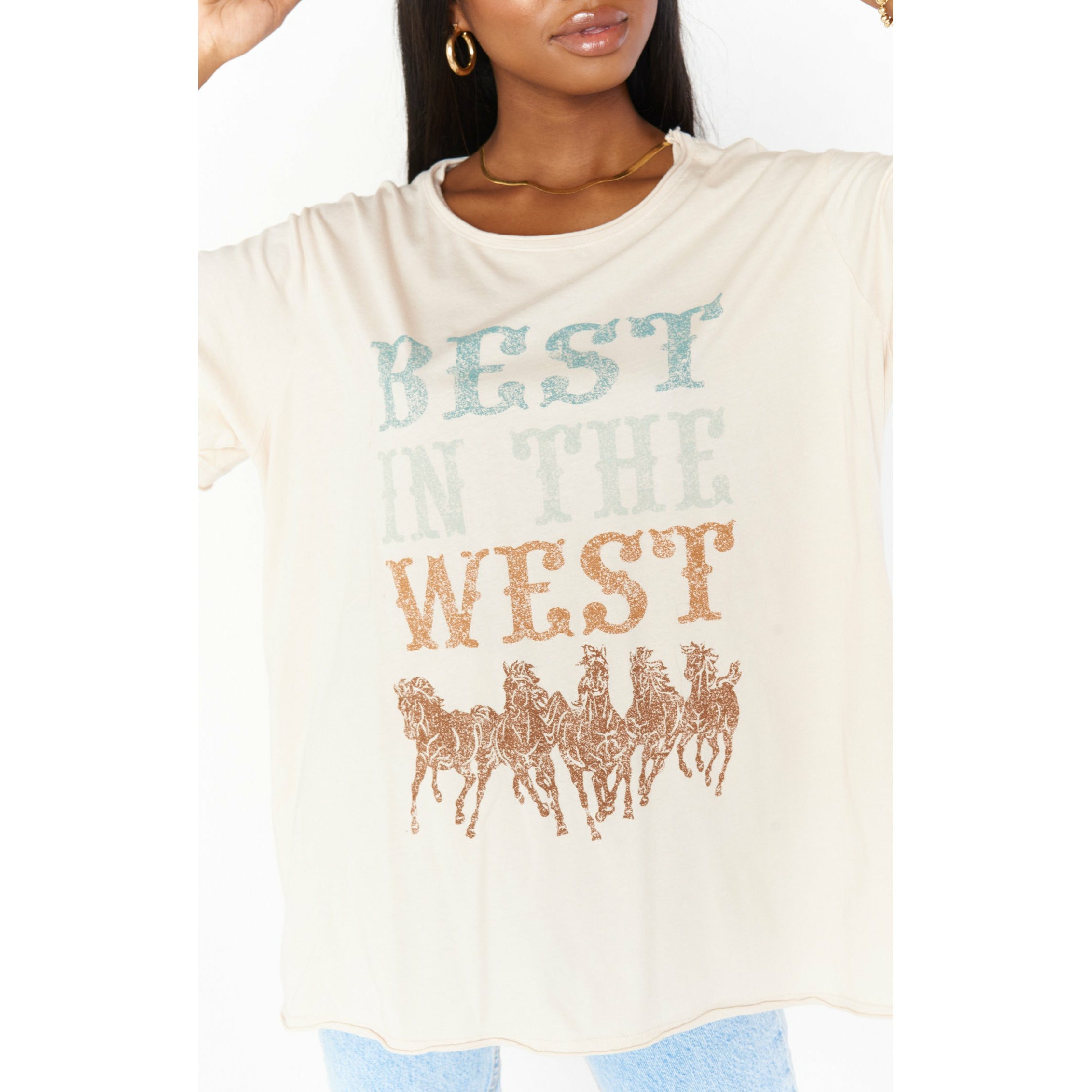 Airport Tee- Western Graphic