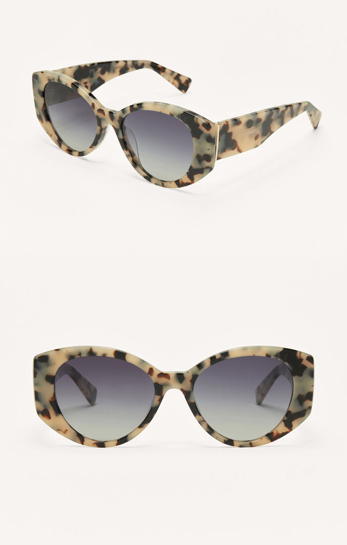 Daydream Sunglasses in Brown Tortoise-Gradient