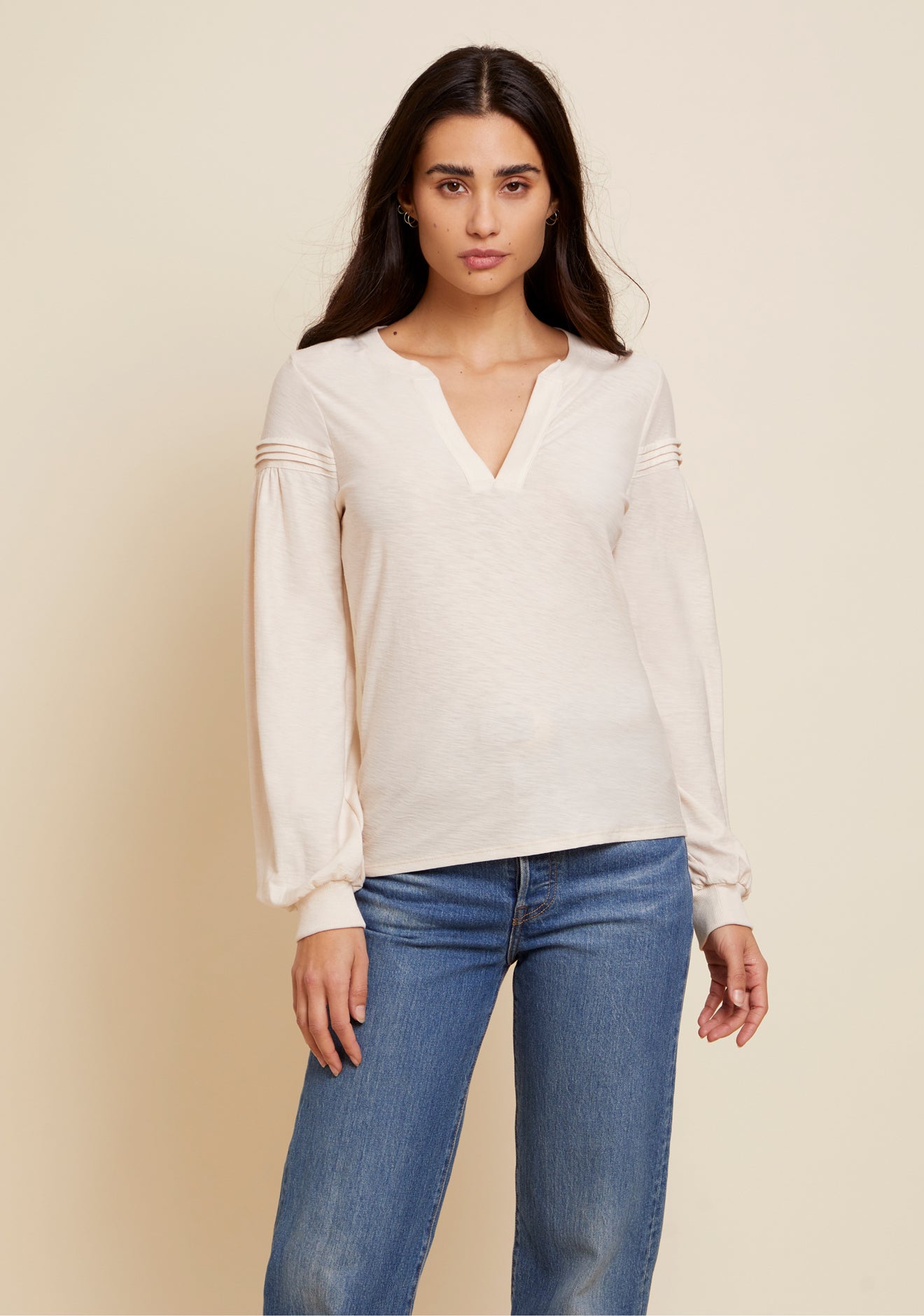 Rooney Pintucked Yoke Tee