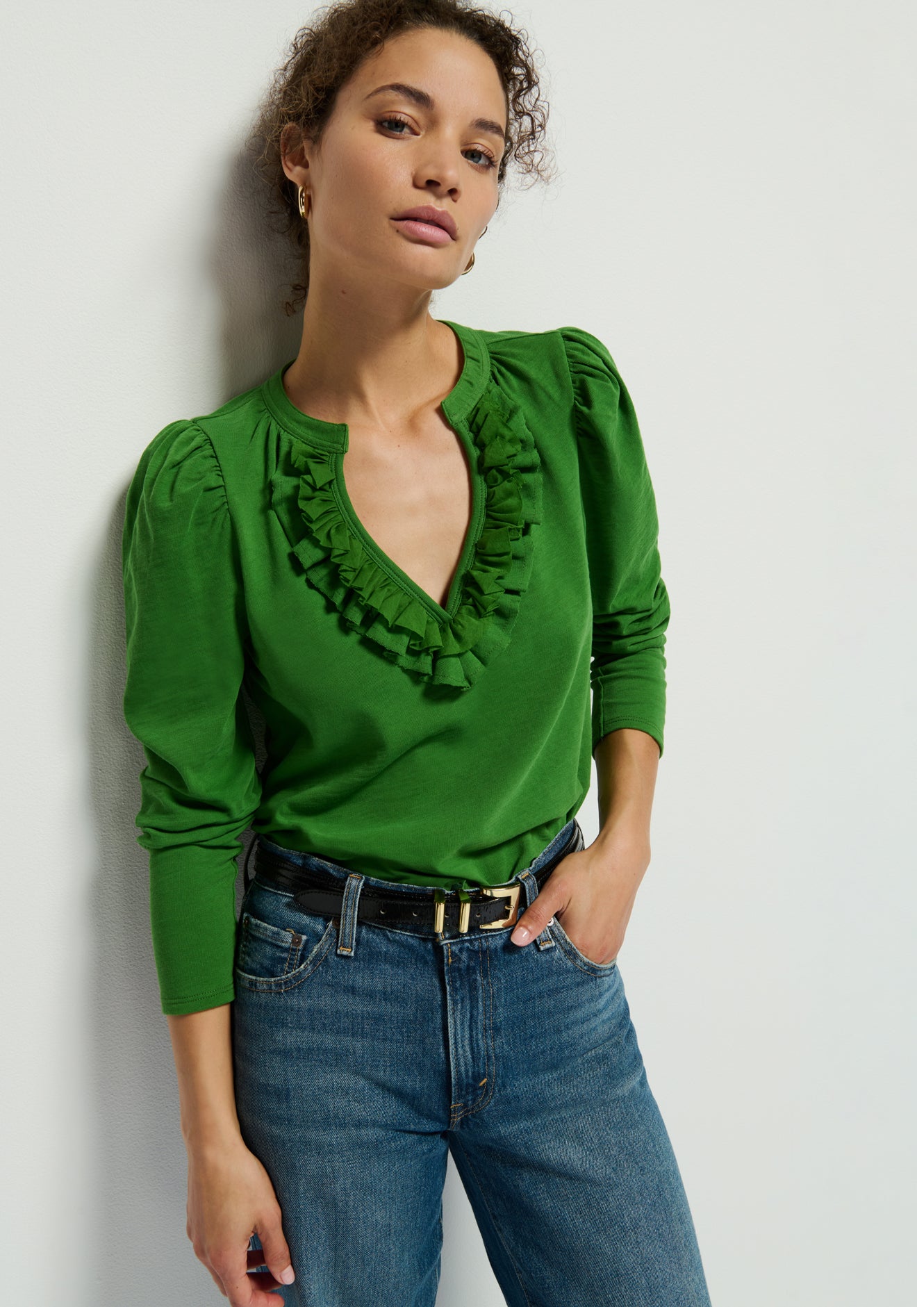 Valita Split Neck Top