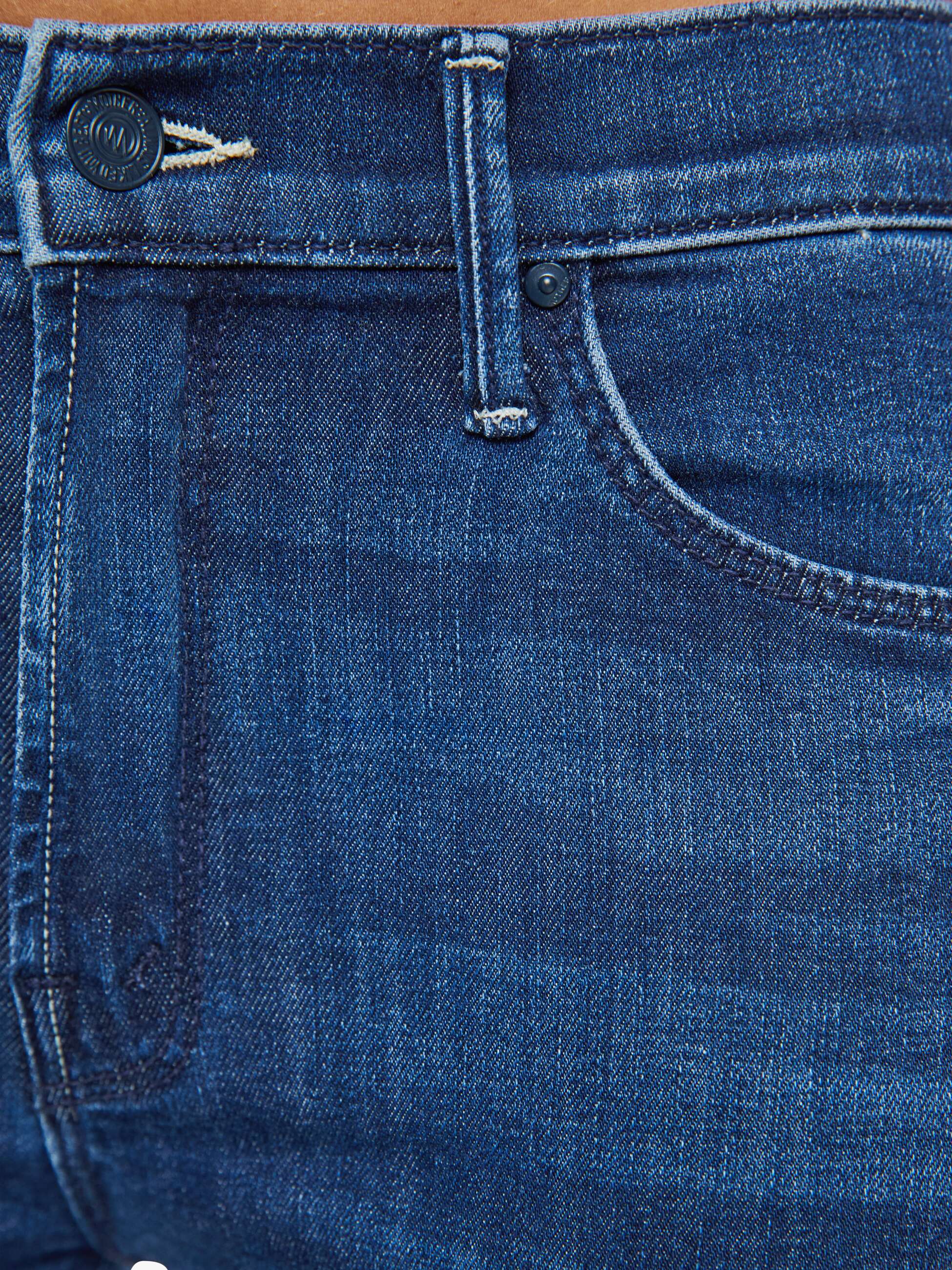 The Mid Rise Dazzler Ankle Fray