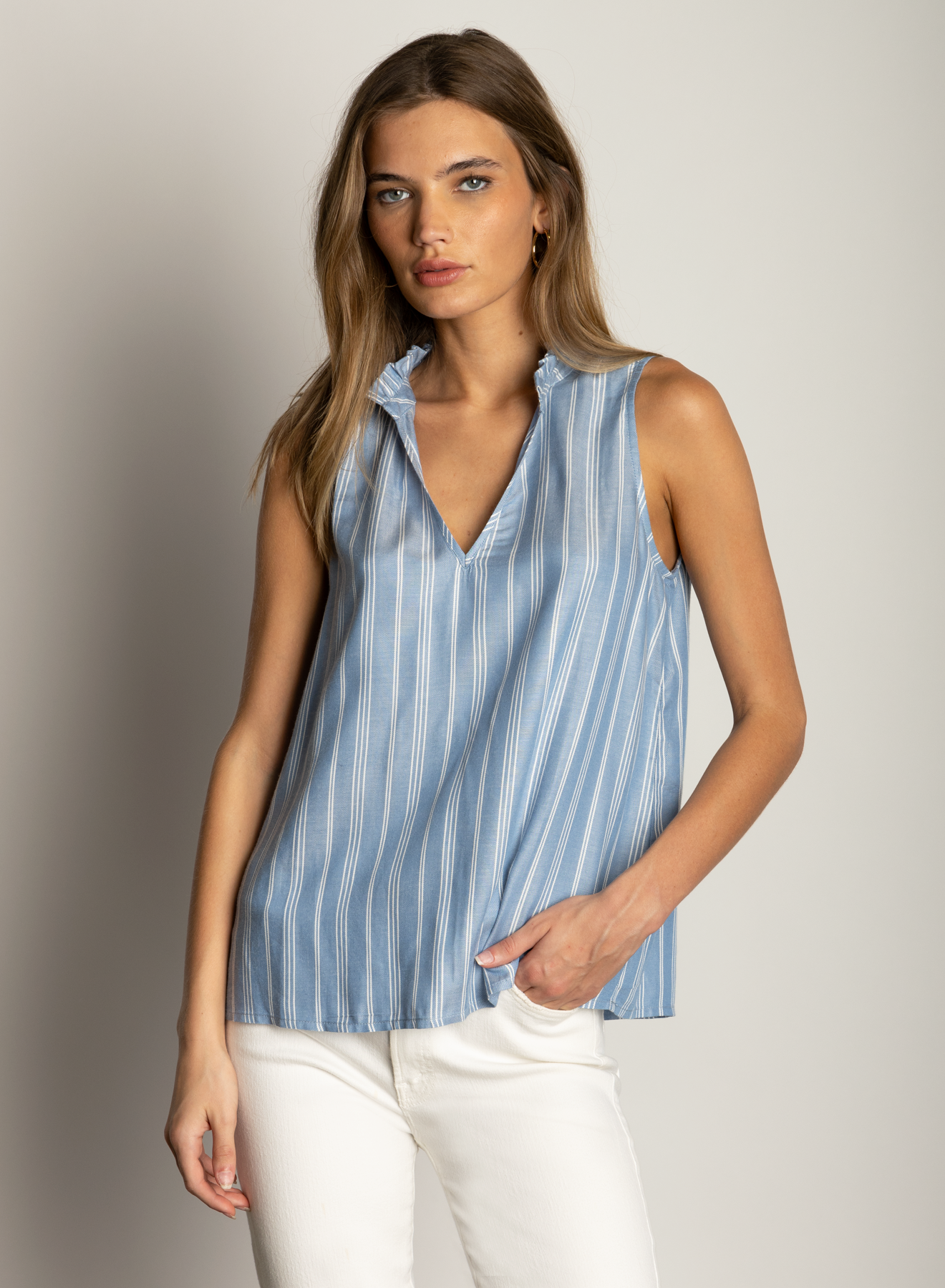 Leigh Stripe Sleeveless