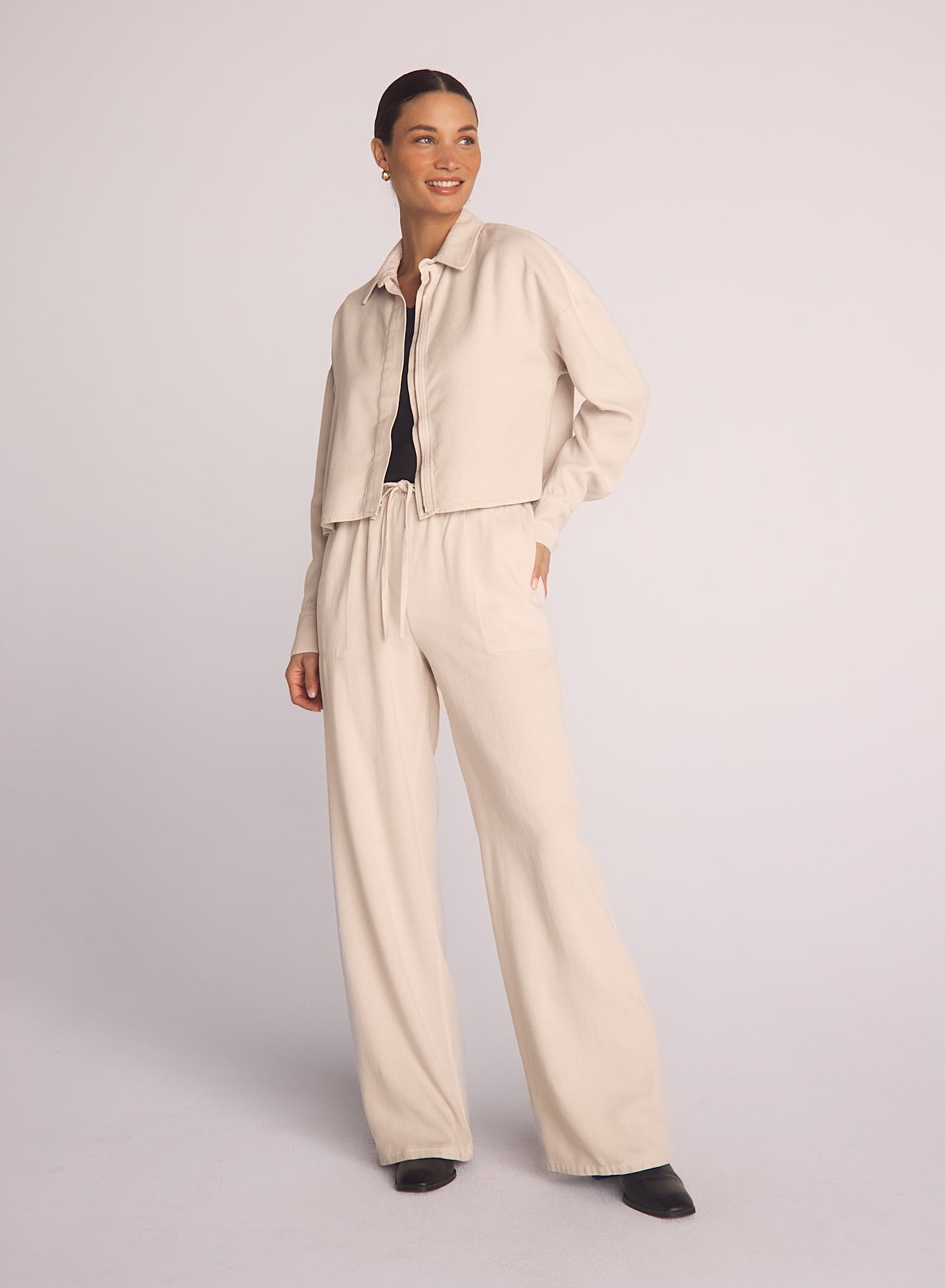 Oversized Cropped Shacket