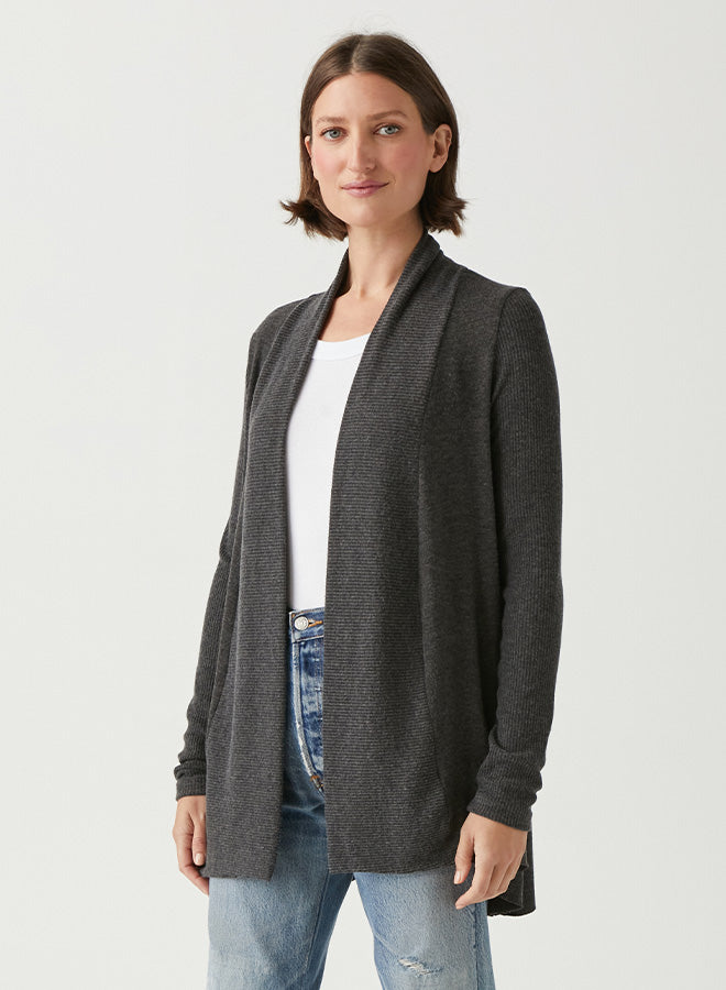 Softspun Open-Front Cardigan