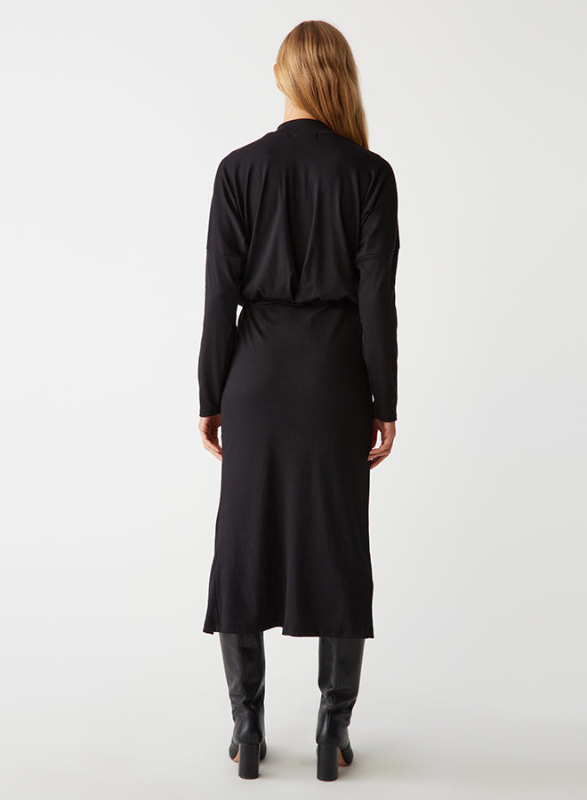 Lila Blouson Midi Dress