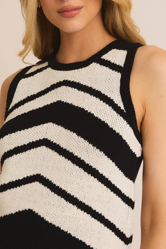 Color Block Sweater Tank