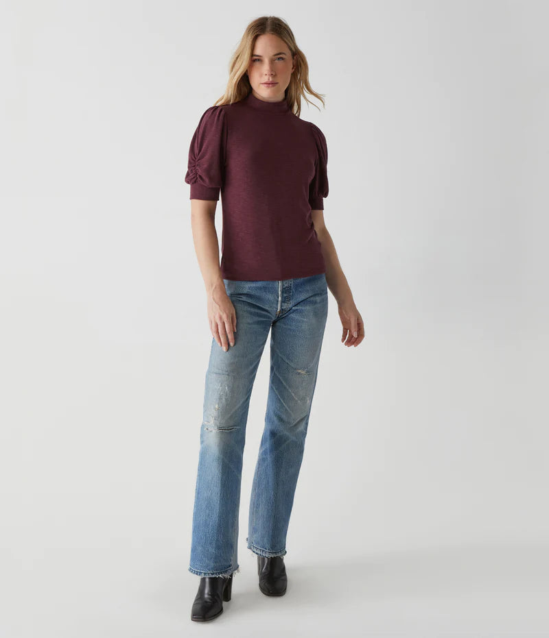 Mallory Gathered Sleeve Top