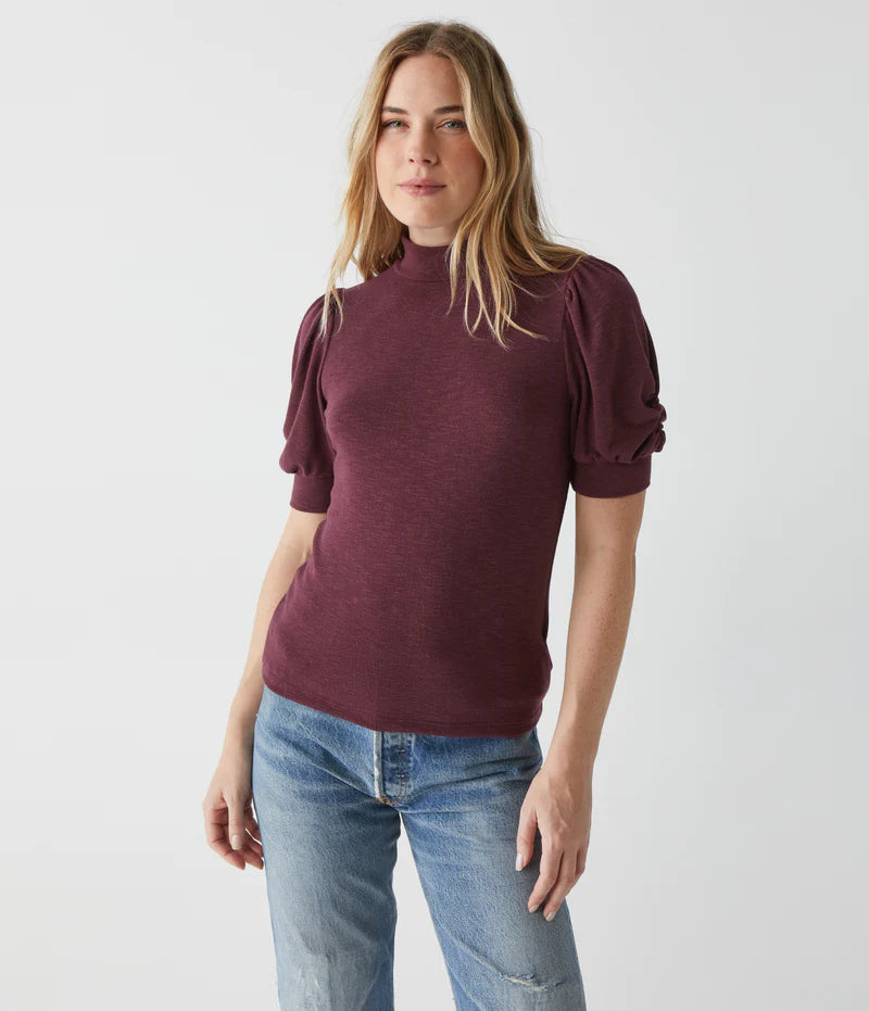 Mallory Gathered Sleeve Top