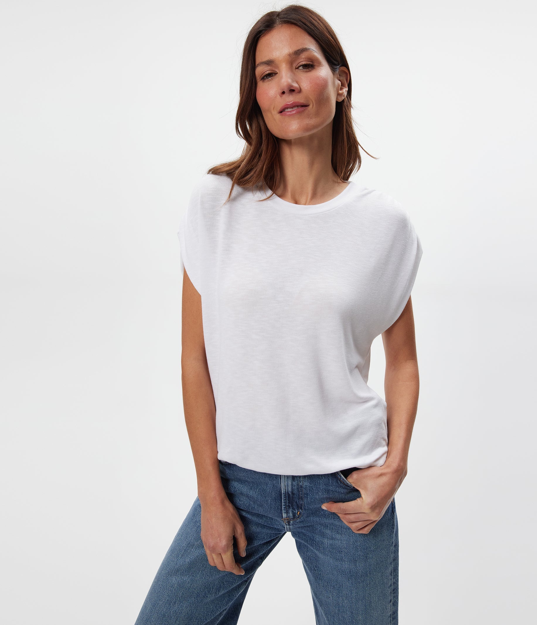 Sharon Shirred Bubble Top